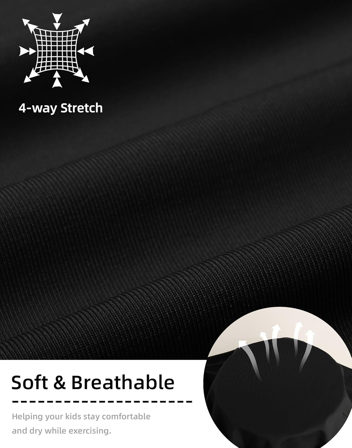 G Gradual Boys Youth Compression Shirt Long Sleeve Football Baseball Undershirt Quick Dry Sports Base Layer for Boy - Image 5