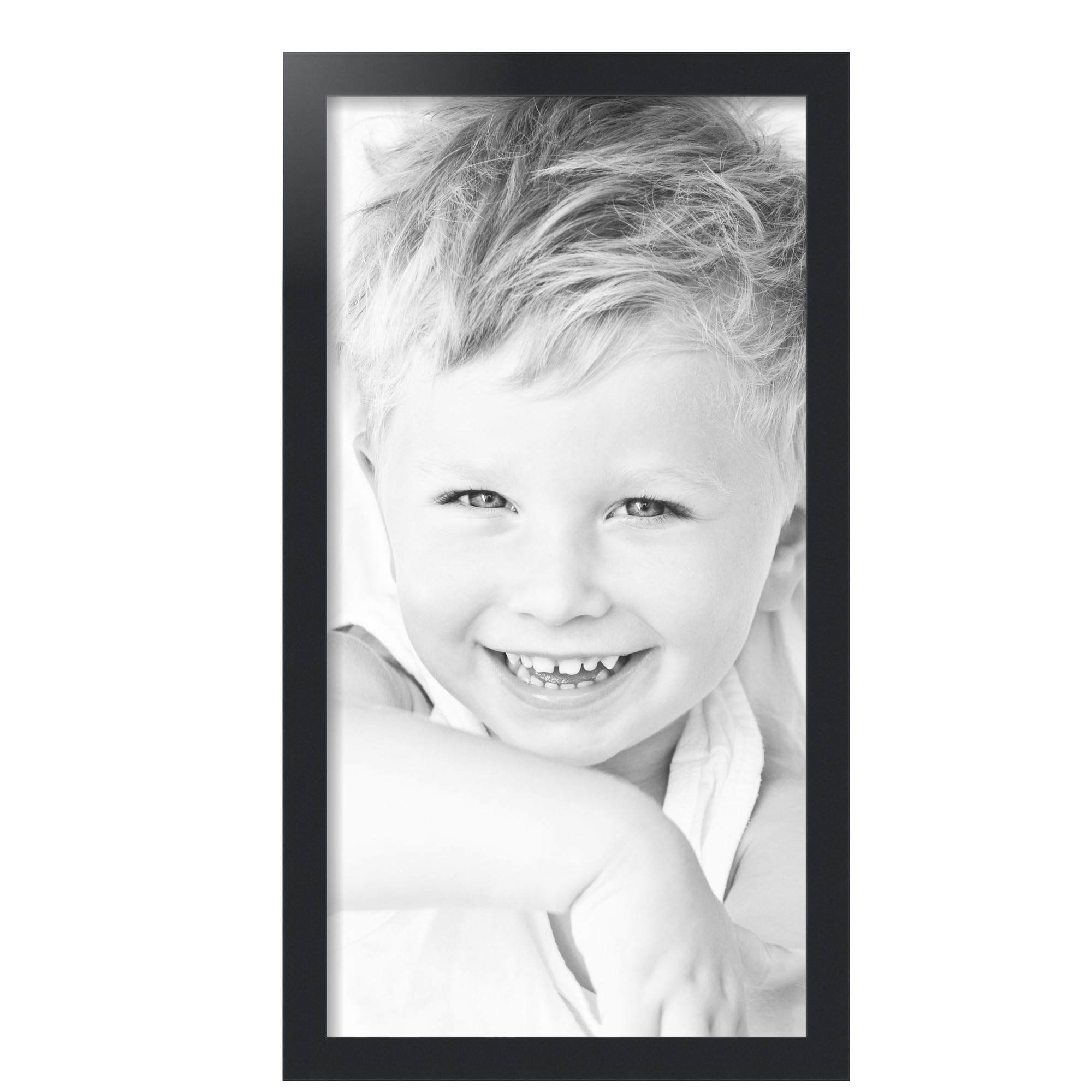 Amazon.com - ArtToFrames 14x27 inch Satin Black Picture Frame