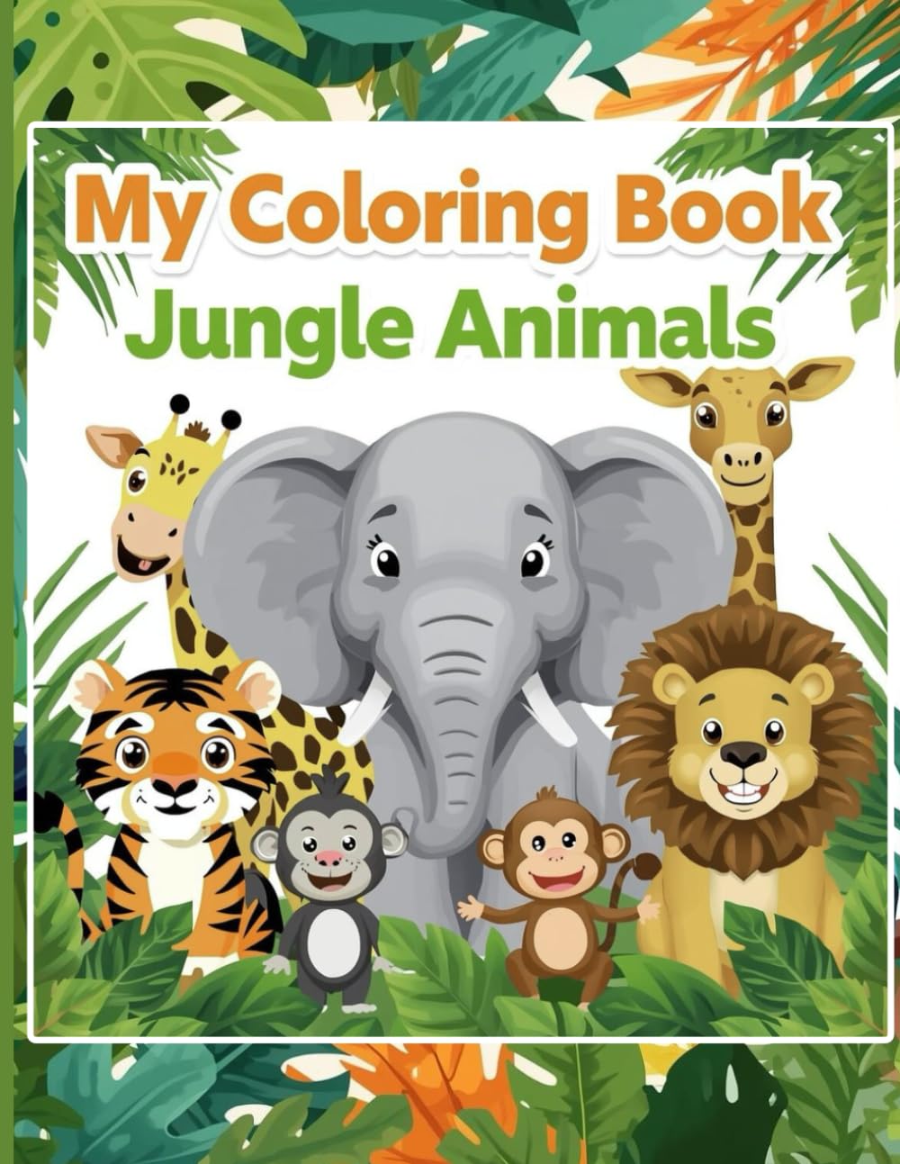 My Coloring Book: Jungle Animals