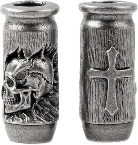 Miniatura 7 de Cuentas con cordón para cuchillo, cuentas de paracaídas, granadas, balas, dije de cobre fundido a mano, para accesorios de paracaídas EDC DIY,