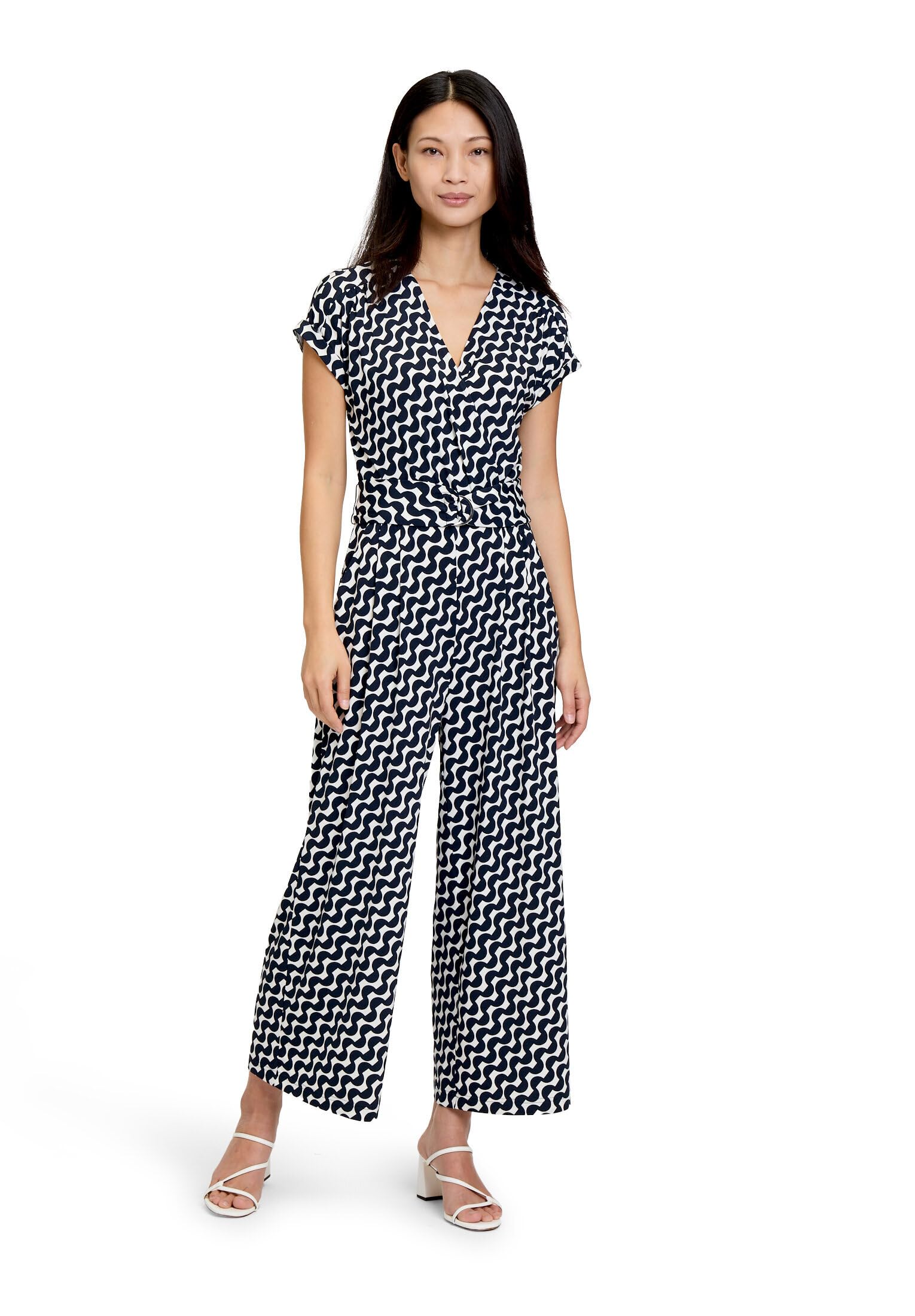 Betty Barclay Kombinezon damski, Dark Blue/Cream, 38