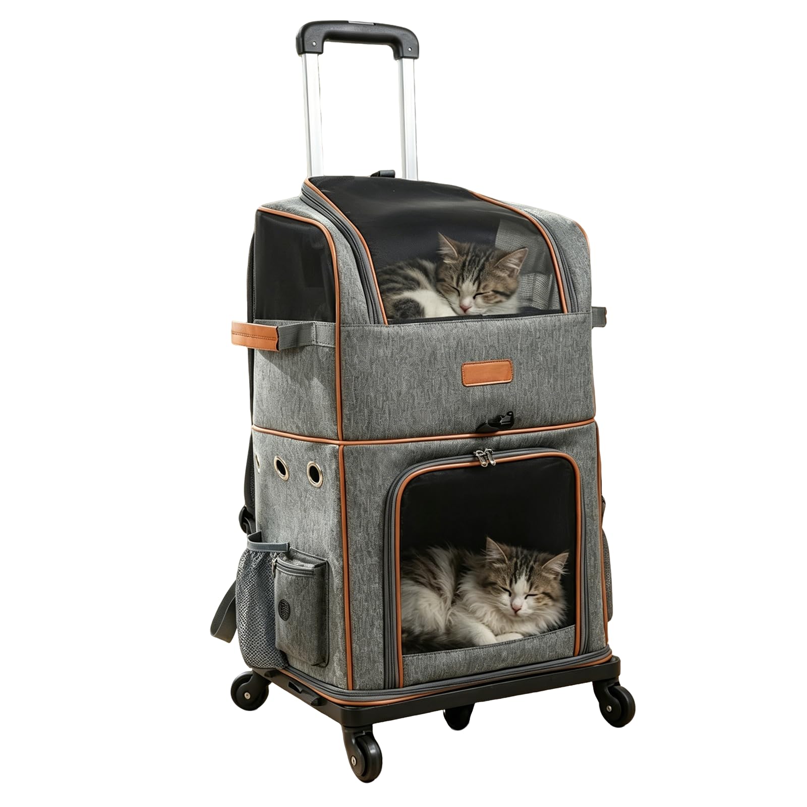 Katzenrucksack Große Katzen, Abnehmbarer Katzenrucksack für Katzen bis 10kg