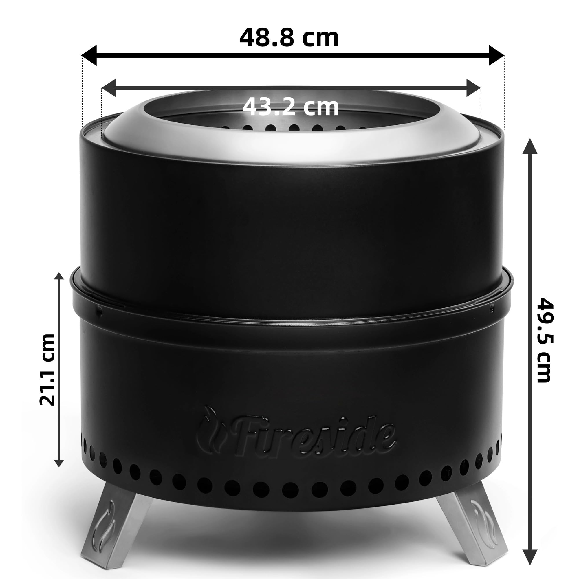 Piastra In Ghisa Per Solo Stove - Per Yukon 68.5cm E Bonfire 49.5cm, Barbecue Da Esterno - Foto 11