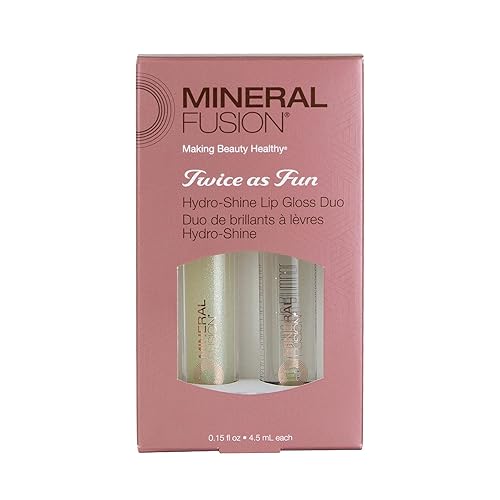 Miniatura 1 de Mineral Fusion El doble de diversión, Hydro-Shine Lip Gloss Duo