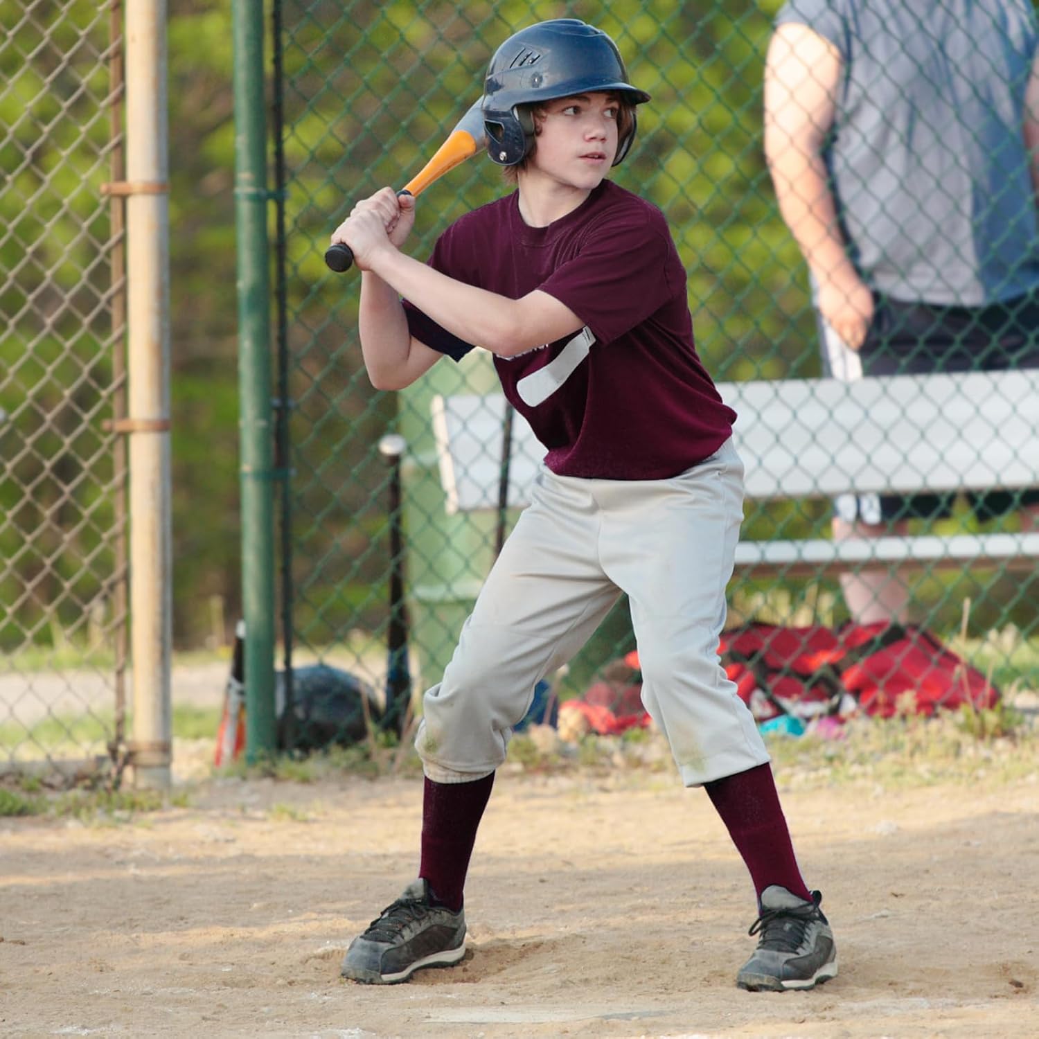 Baseball Socks and belt Combo Set Men's Baseball Belt with Softball Sock Elastic Waist Belts