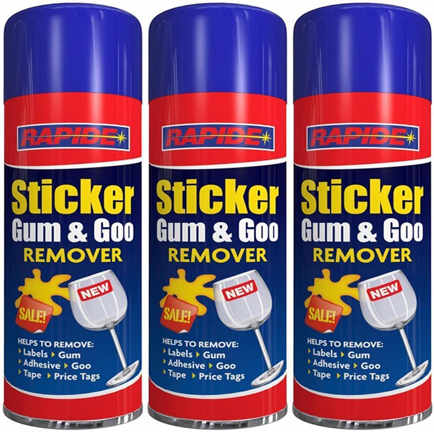 AHS Sticker And Gum Remover Spray 300ML Tar Cleaner Adhesive Spray