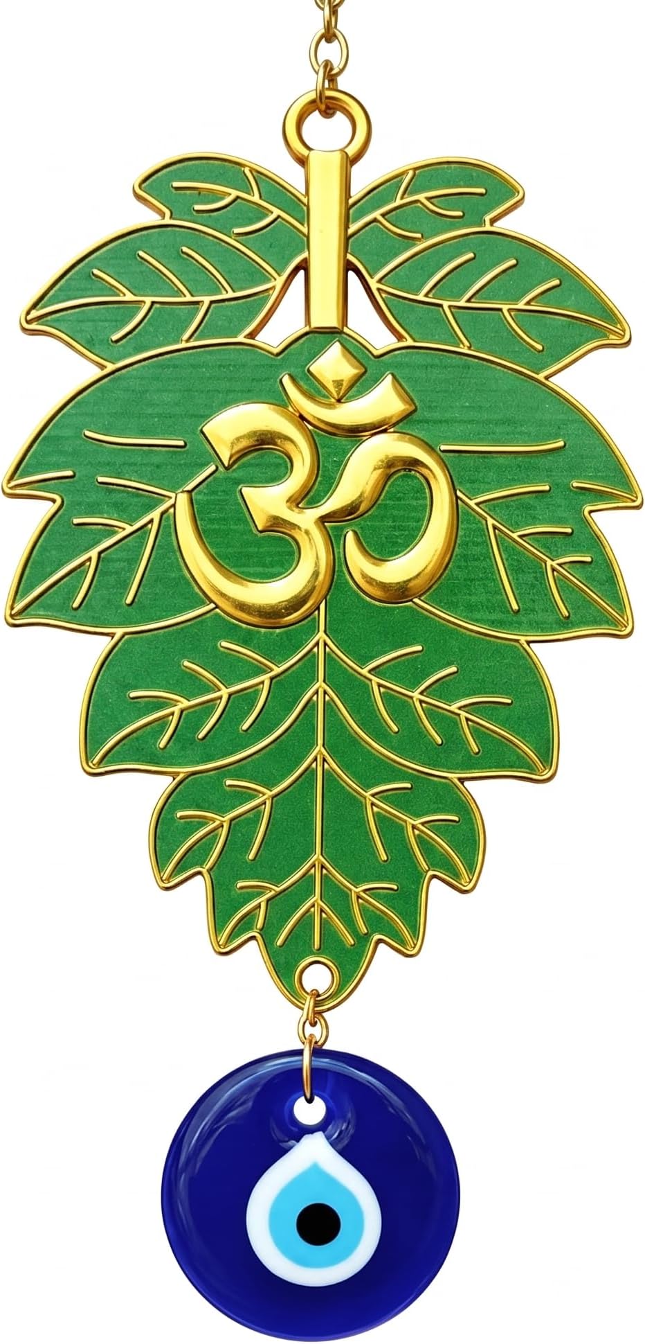 Om Evil Eye Hanging Home Decoration Items for Living Room, Nazar Battu for Entrance Door Decor, Big Size, Housewarming Gifts