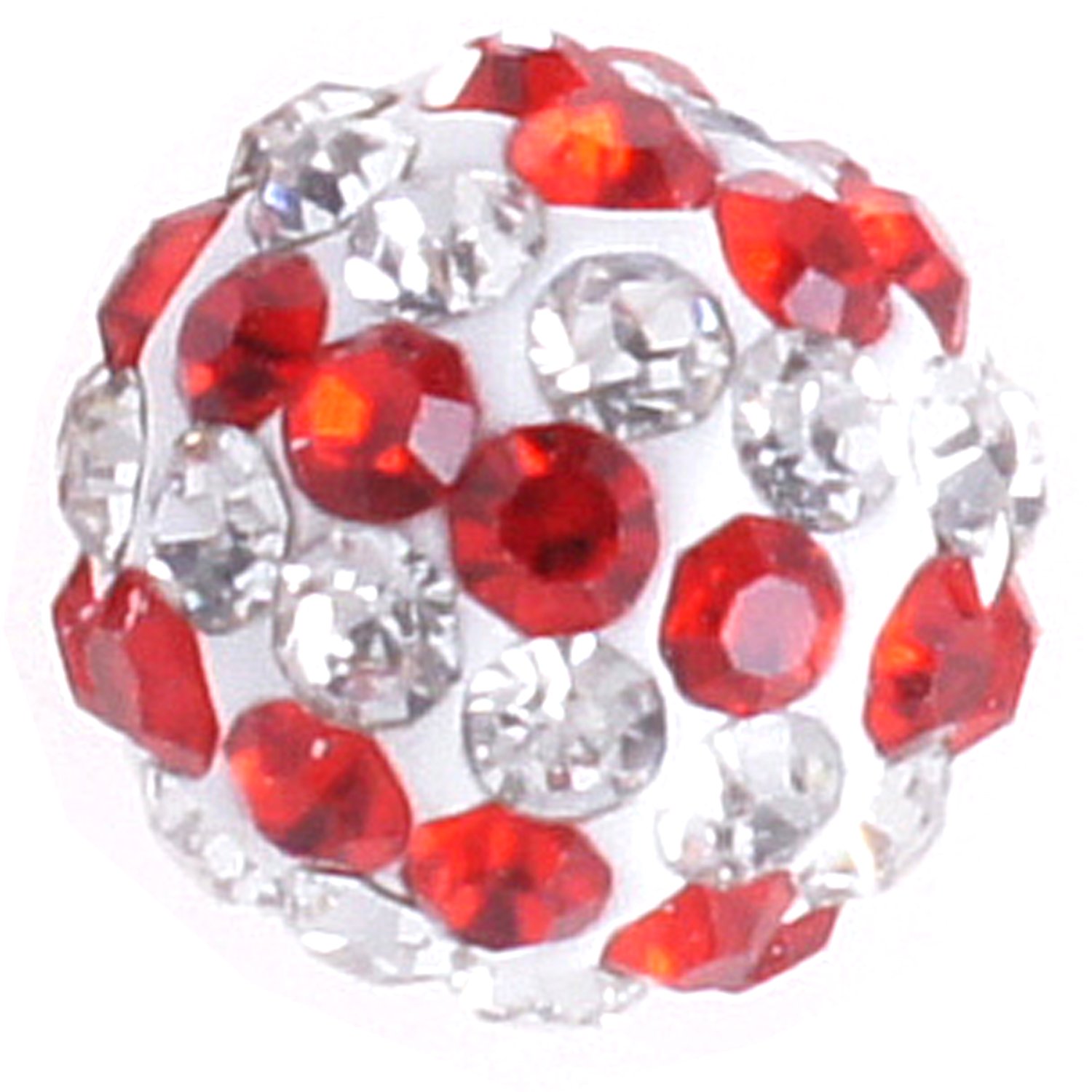 Perlin - Perline di vetro di cristallo, set di perline colorate da 4 mm, 6 mm, 8 mm, cubo di Boemia, perle con foro da infilare (8 mm x 8 mm, 45 pezzi