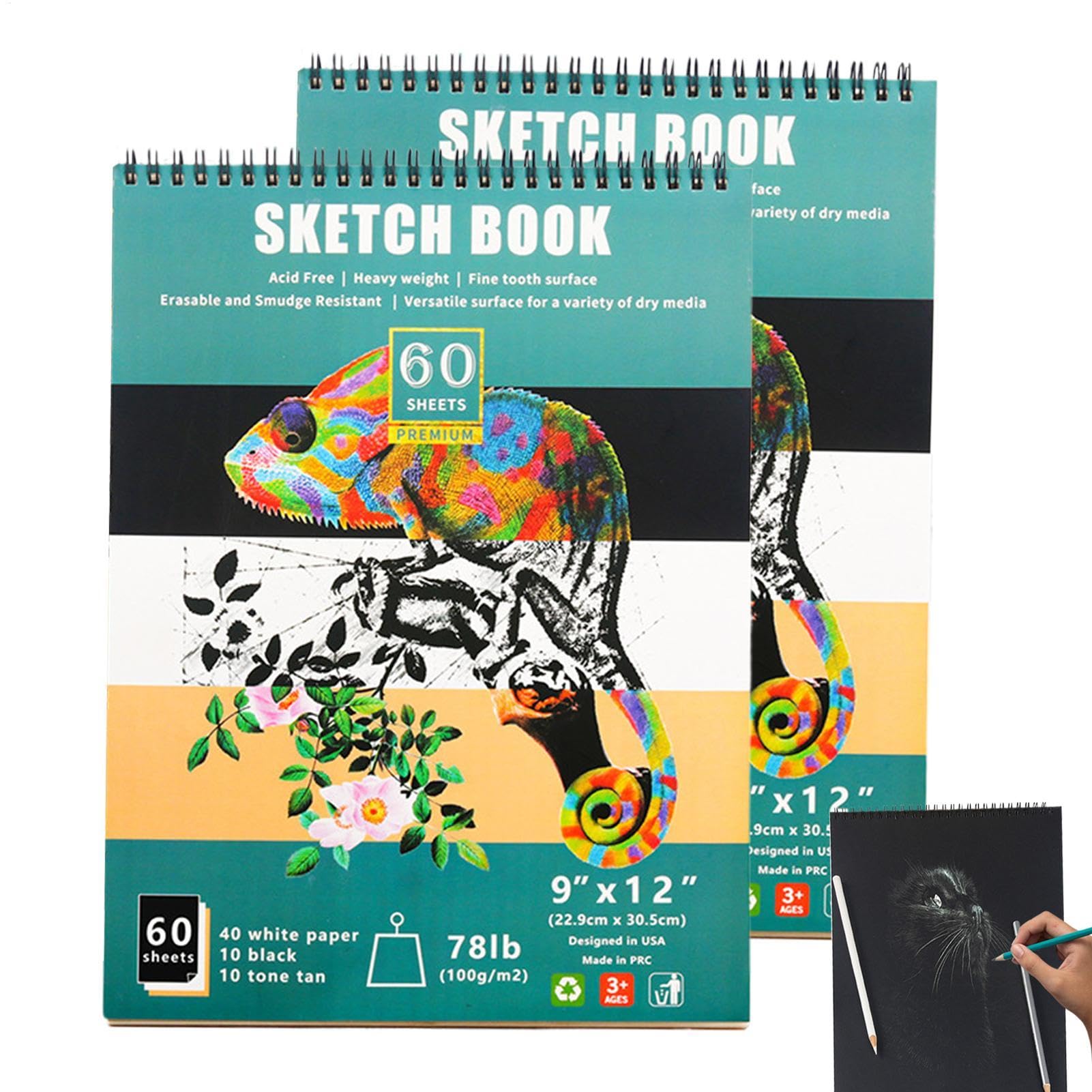 Blocs de arte para dibujar, cuaderno de bocetos para dibujar Cuaderno de