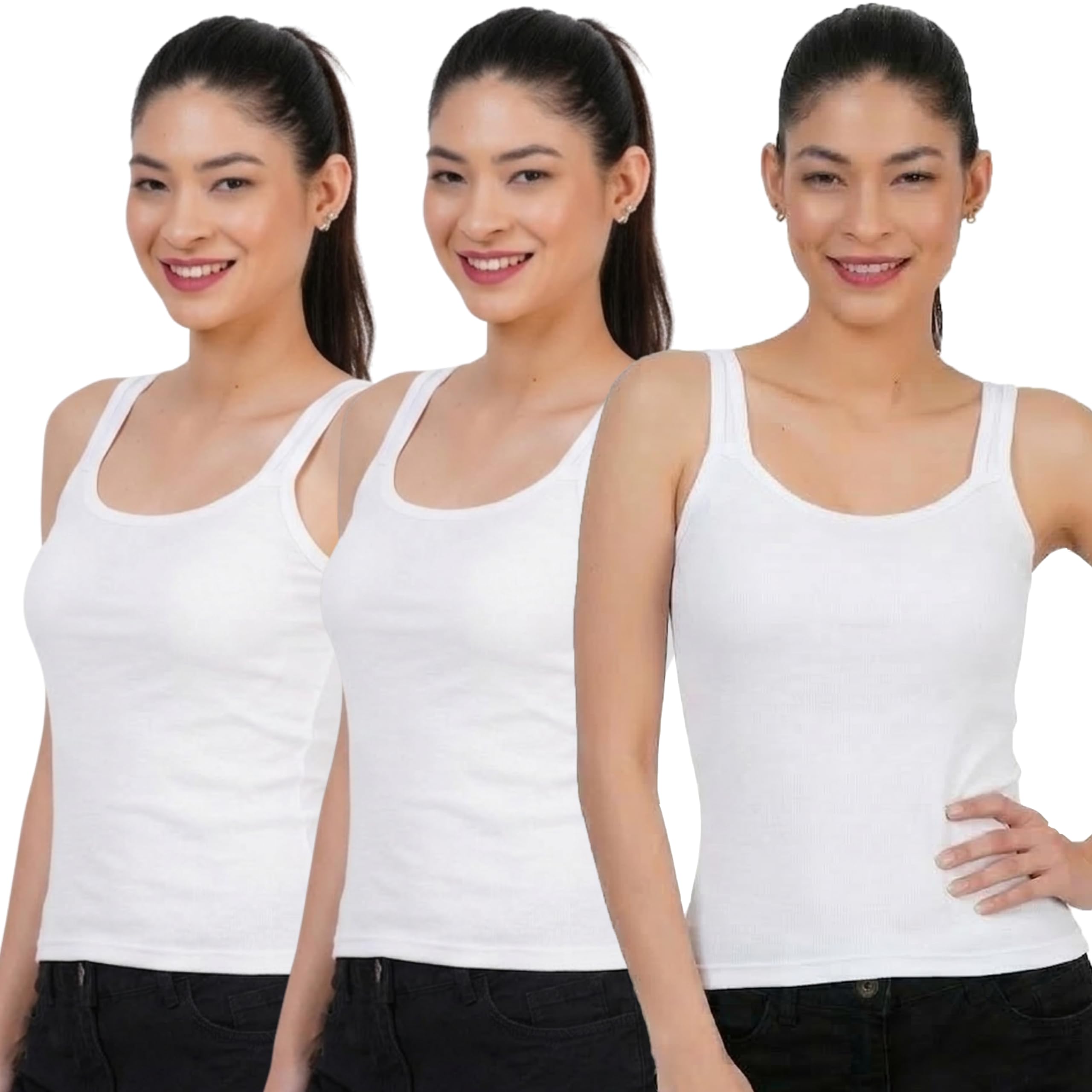 Camisole Tank Top for Women | Ultra-Soft Pure Cotton Innerwear-picture-48
