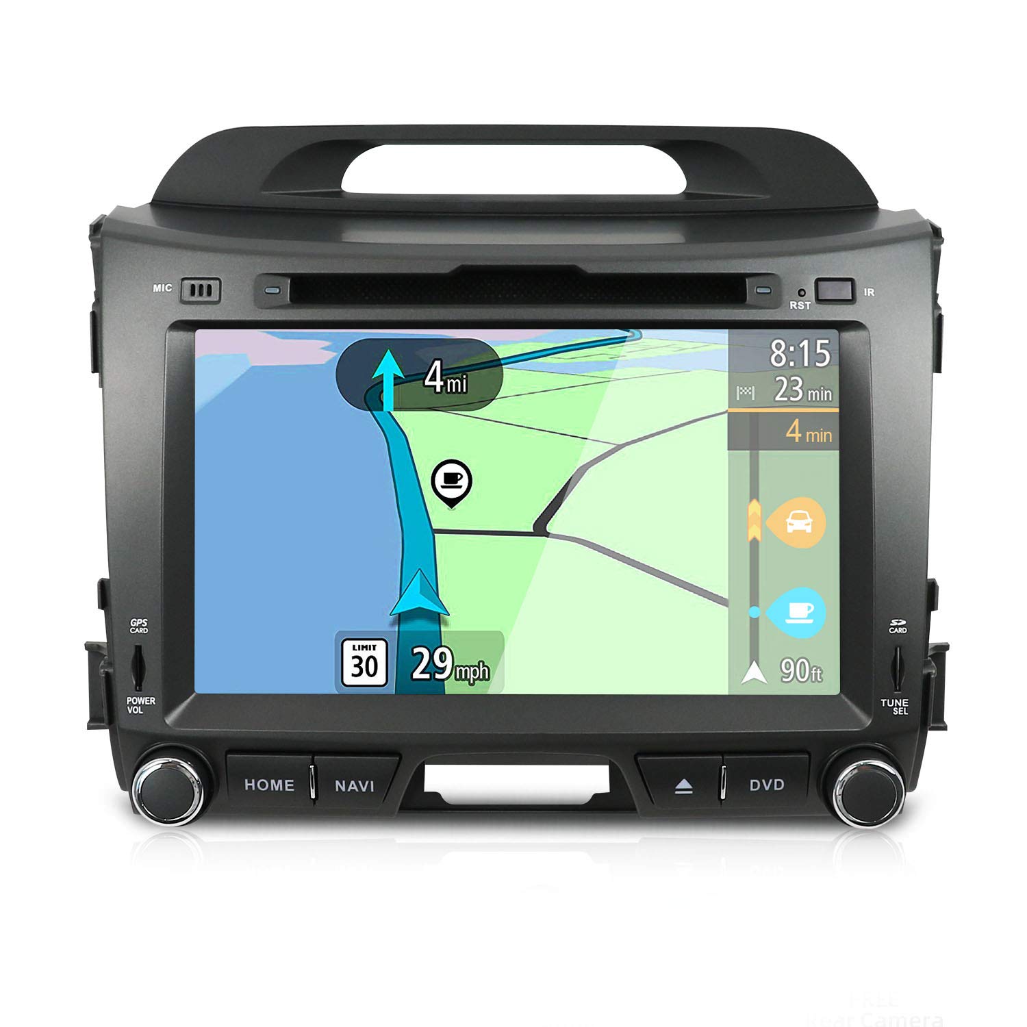 JOYX Android 10 Autoradio Estéreo Compatible para Kia Sportage 2010-2015 Navegación | GPS 2 DIN | Gratis Cámara Canbus Micrófono | 2G/32G | 7 Pulgada | Soporte Dab 4G WLAN BT-5.0 MirrorLink Volante