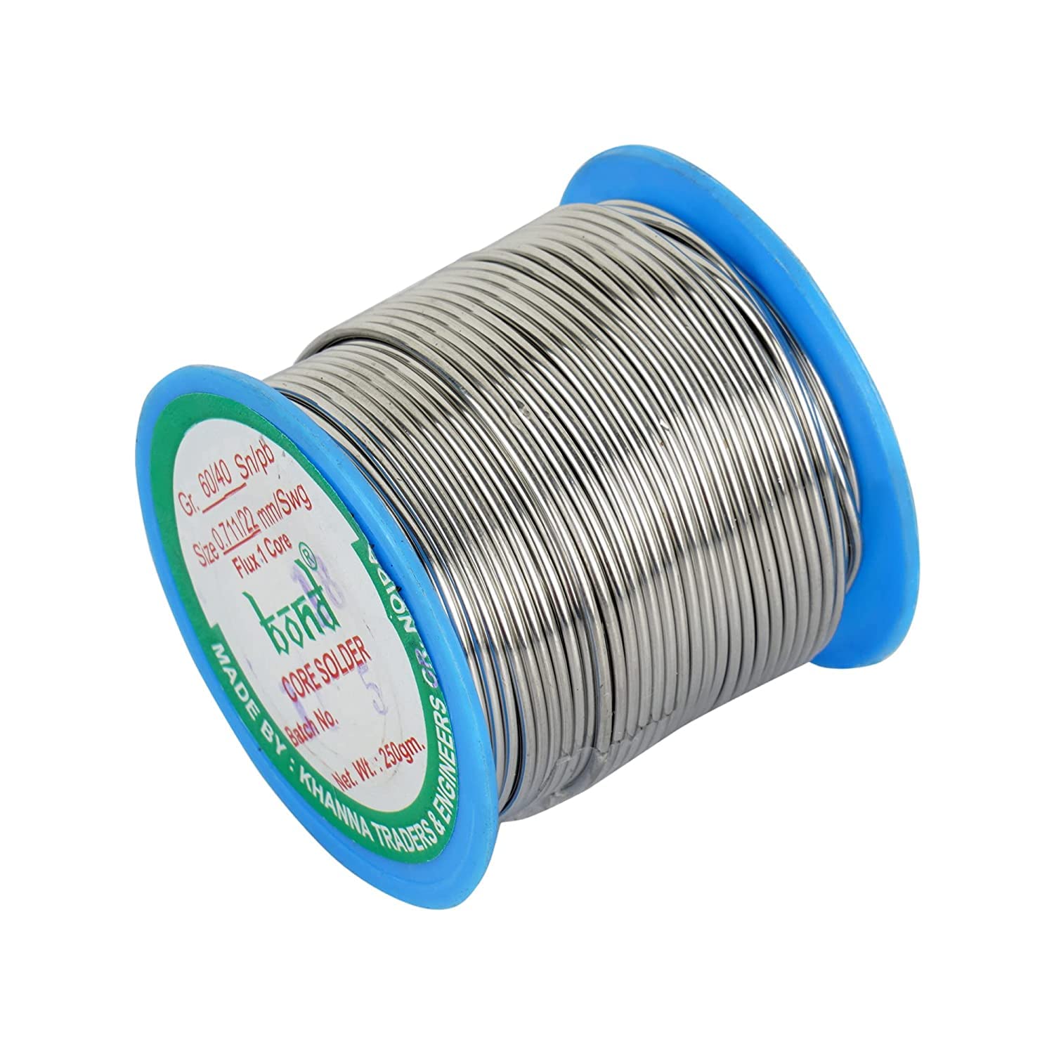 Gilhot® Bond Easy Electronics Soldering Wire Roll (Silver, 60/40) - 18GAUGE/22 SWG (250)