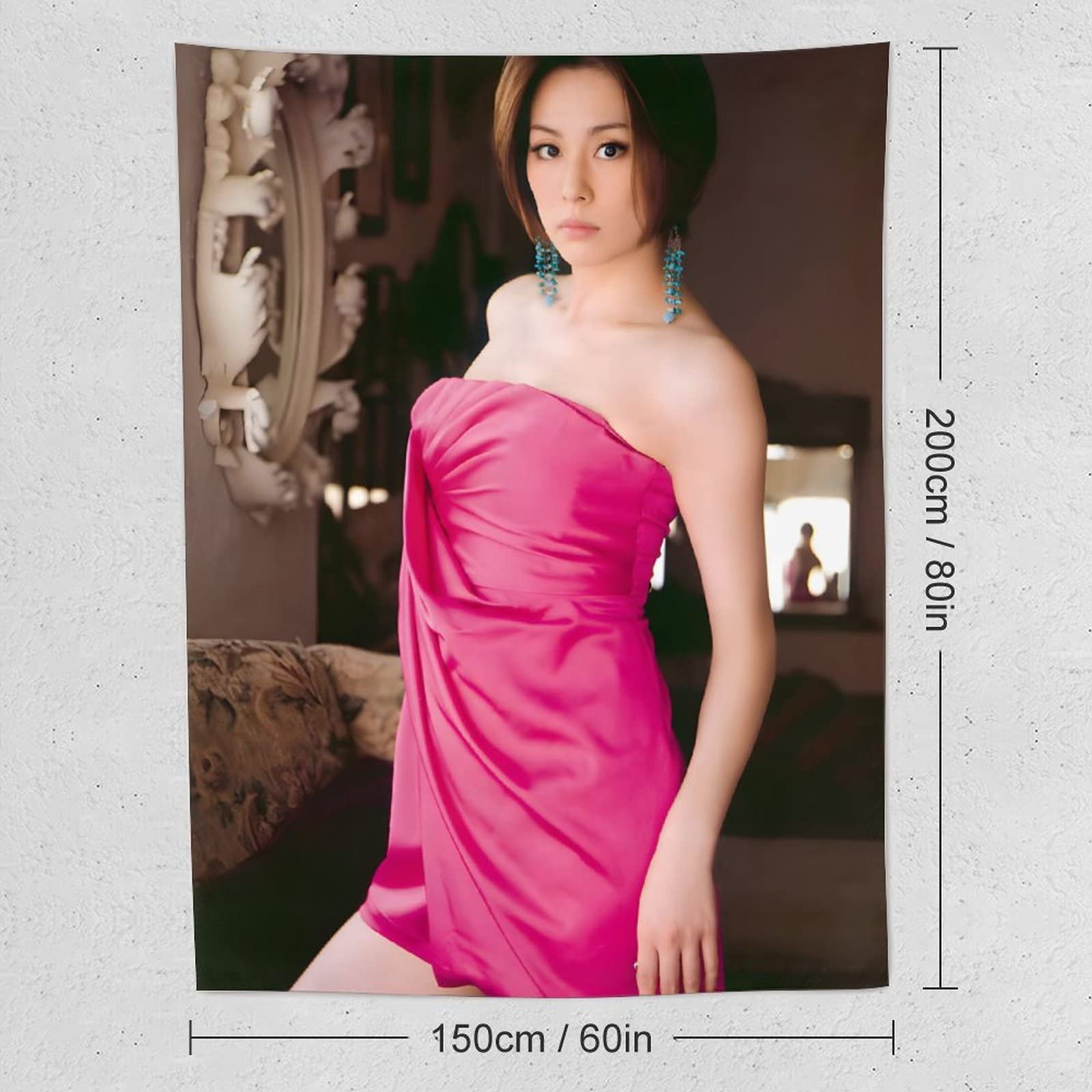 【駅貼り使用・大型ポスター】米倉涼子　アスキー　B0サイズ　ピン跡、シミあり 駅貼り使用・大型ポスター】米倉涼子 アスキー B0サイズ ピン跡、シミ