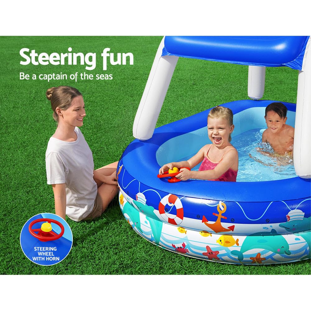 Bestway Piscina Familiar Sea Captain 213X155X132