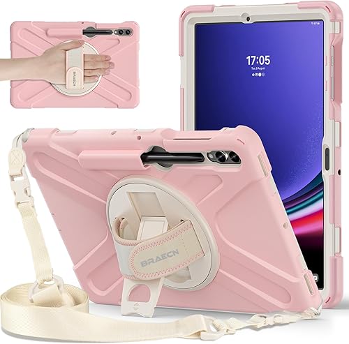 Miniatura 13 de BRAECNstock para Samsung Galaxy Tab S10+ Plus/ S9 FE+ Plus/ S9+ Plus/ S8+ Plus/ S7 FE/ S7+ Plus 5G Funda para Tablet de 12.4 pulgadas Resistente 04