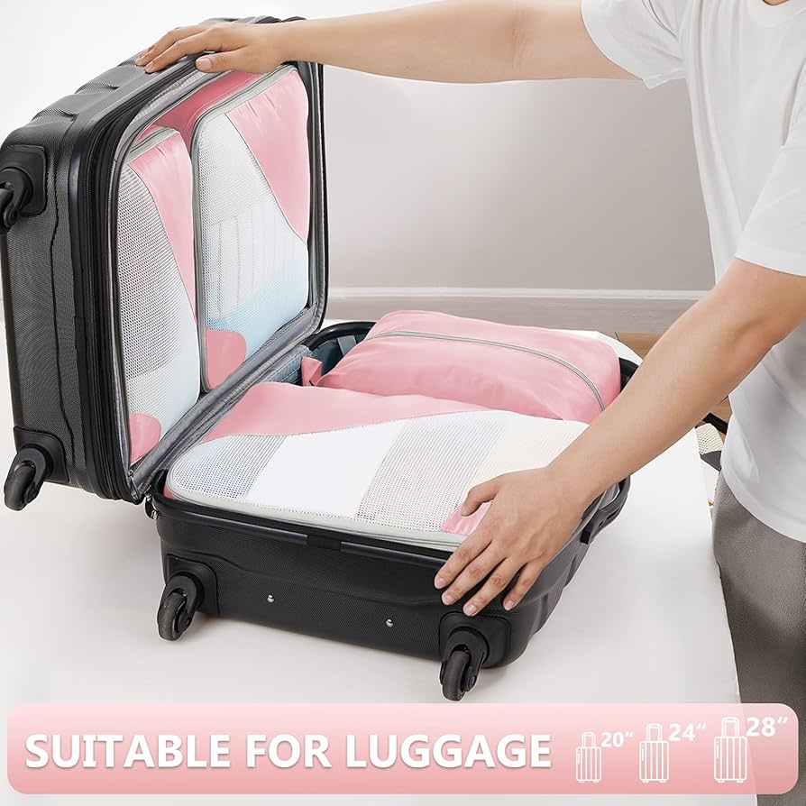 兎仔 éloge the Travel kit Amazon.com: 8 Set Packing Cubes for Travel, Gifts for Women