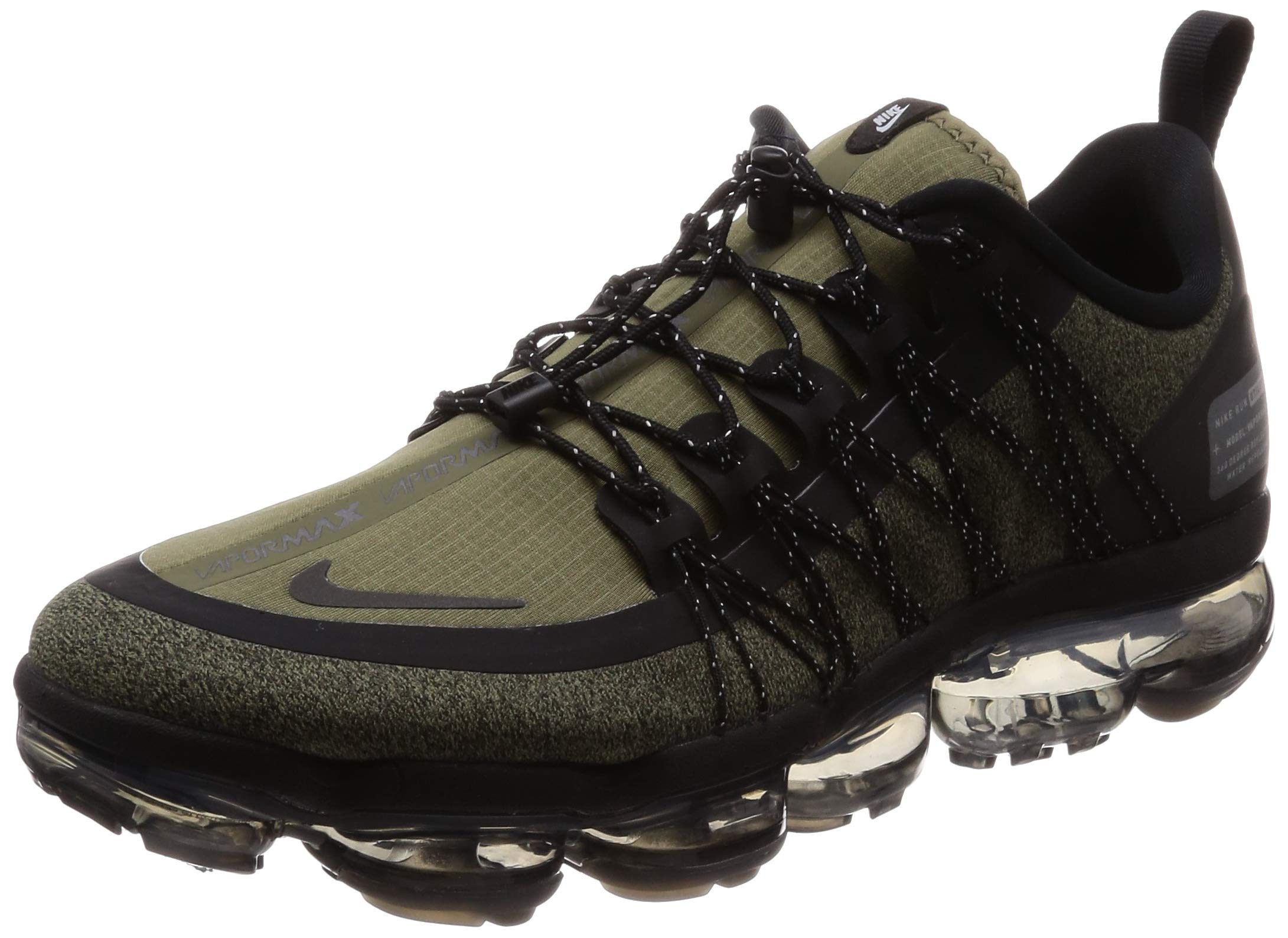 Nike Mens Air Vapormax Run Utility Medium Olive Reflect Silver