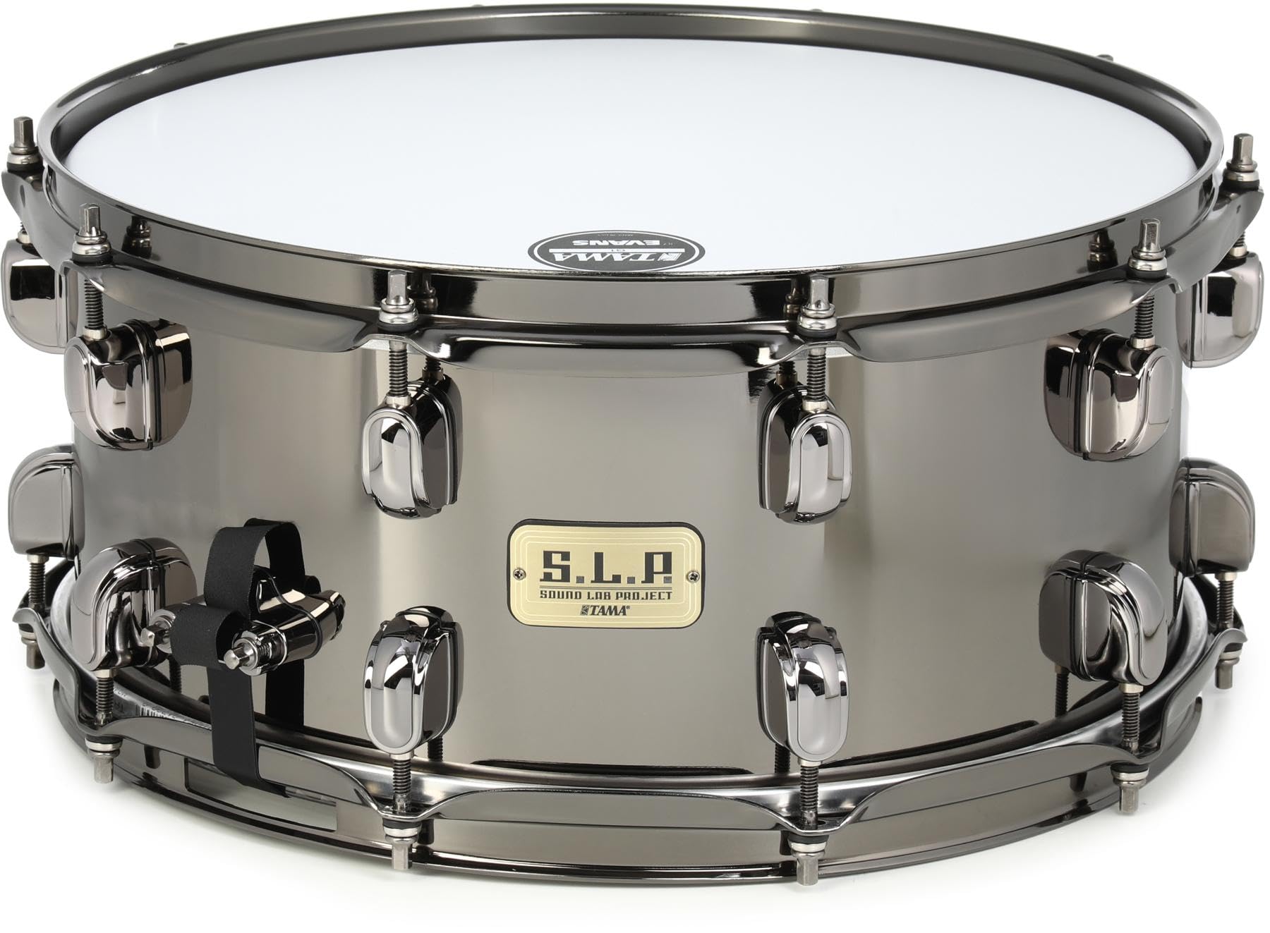 Tama S.L.P. Black Brass Snare Drum - 6.5 Inches X 14 Inches