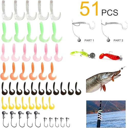 Miniatura 6 de Carrete telescópico de caña de pescar, carrete giratorio de caña de pescar ultraligero con bolsa de aparejos todo en uno, accesorios de pesca,