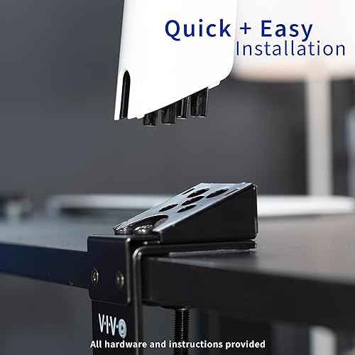 Miniatura 8 de VIVO Adaptador de abrazadera de escritorio diseñado para soportes de monitor OEM Samsung, soporta G7 y G9 de hasta 49 pulgadas, convertidor de