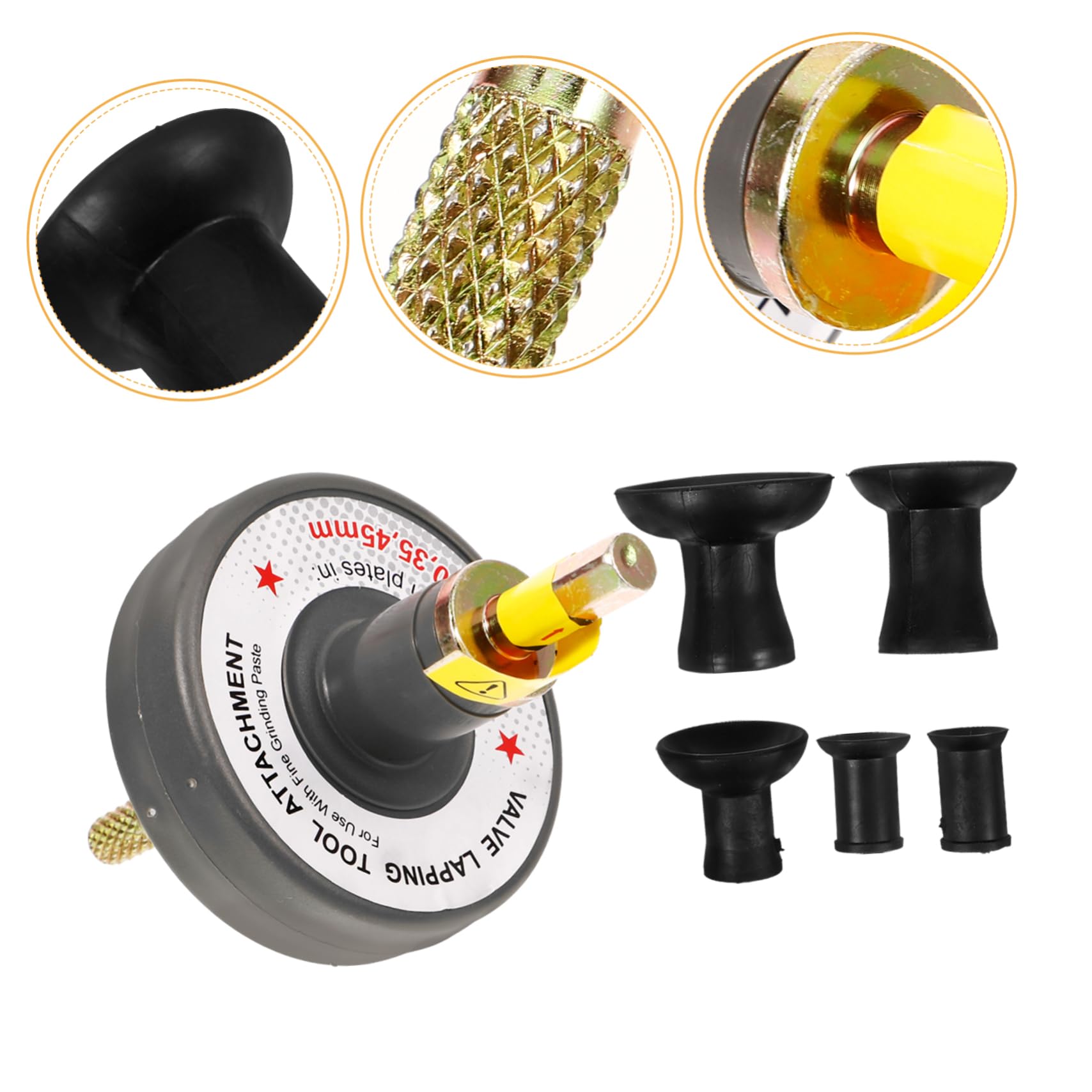 ULTECHNOVO 2pezzi Strumento Di Rettifica Per Valvole Di Motore Auto Utensile Multi-funzionale Per Riparazione Valvole Progettato Per Ripristinare Efficienza e Precisione Riparazioni Veloce