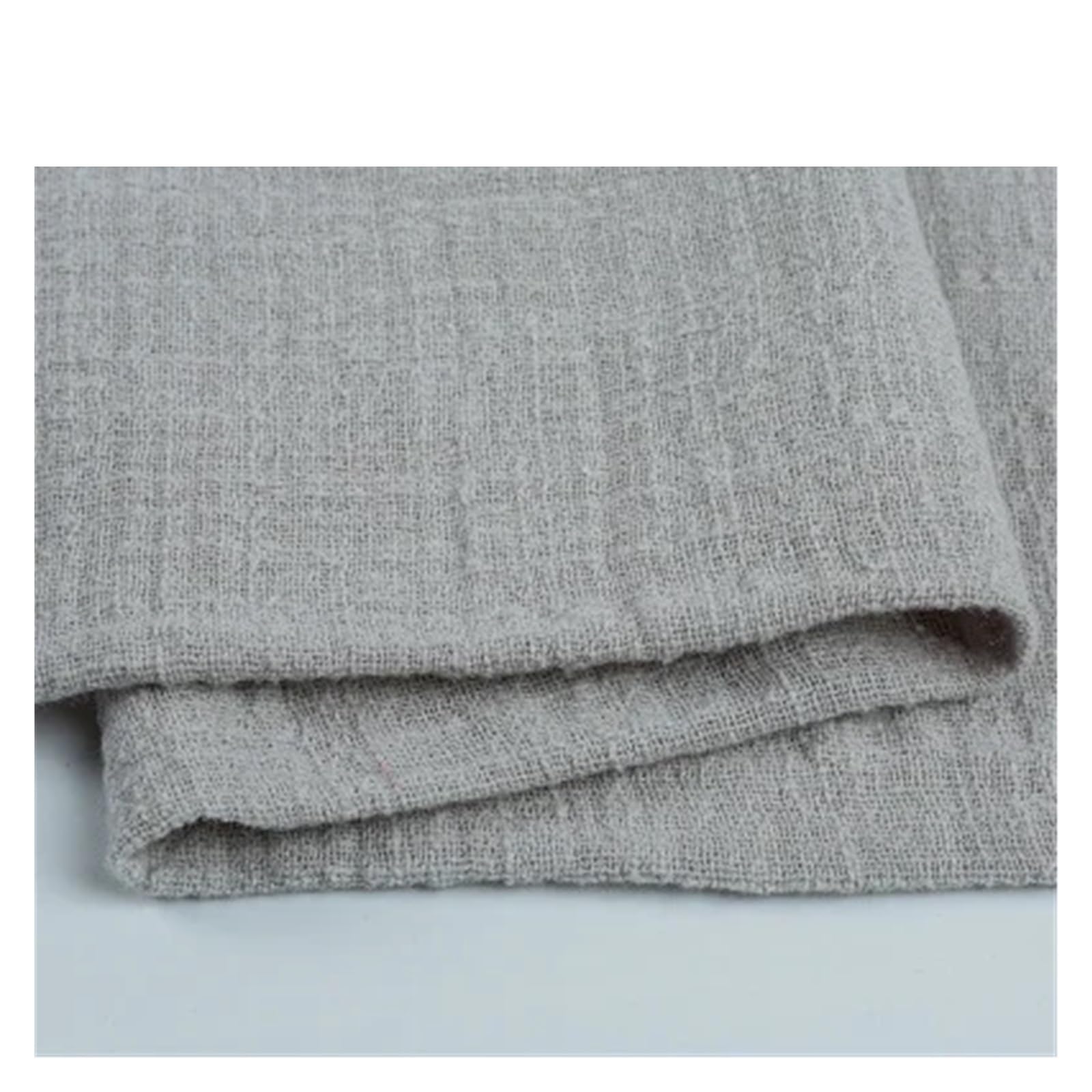 tela de arpillera de lino Tela De Lino Gasa Algodón Lisa | For coser, perfecto for ropa de mujer y forro de cortinas.(Color 5,130cm x 10M)