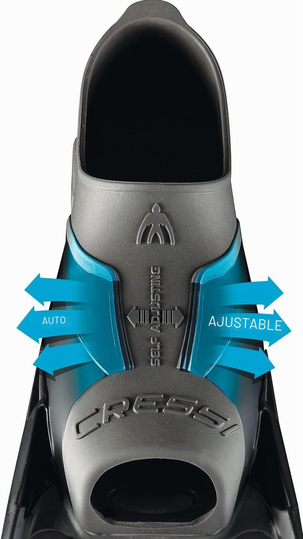 Cressi Gara Turbo Boost Fins - Innovadora Aleta Larga con Calzante Cerrado, Ideal para Buceo Libre Intermedio y Avanzado, Apnea y Pesca Submarina Unisex Adulto
