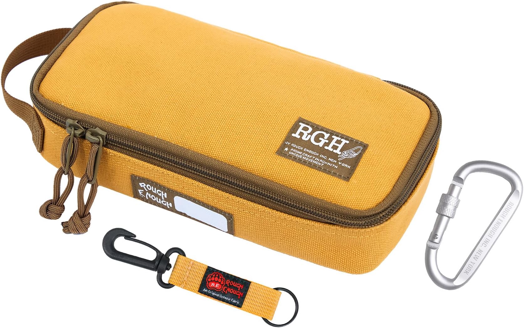 Rough Enough Small Tool Pouch Bag Canvas Portable Tool Box Organizer Case with Zipper Handle