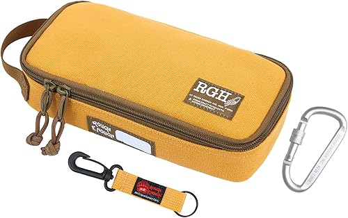Rough Enough - Bolsa de herramientas pequeña de lona, caja de herramientas portátil con asa de cremallera para motocicleta, bicicleta de carretera,