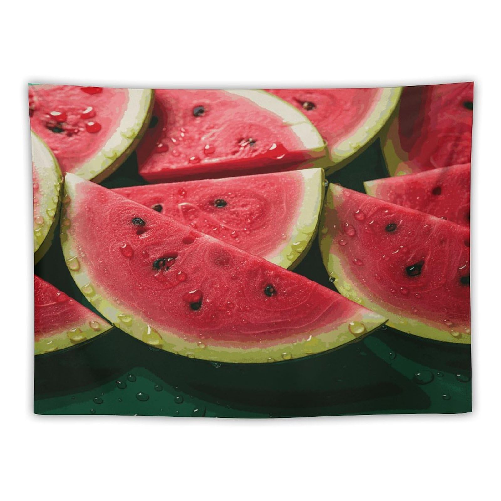 LDGSUPH Watermelon Beautiful Tapestry Wall Hanging Decor Anti-fading Aesthetic Wall Tapestries Fashion Wall Blanket Decor Modern Wall Art Tapestry for Bedroom Home Decor 30"x40"