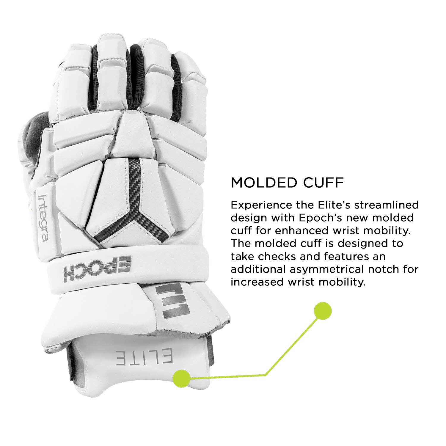 Epoch Integra Elite Lacrosse Gloves – Lightweight Protection With Ariaprene & S.Cafe Tech