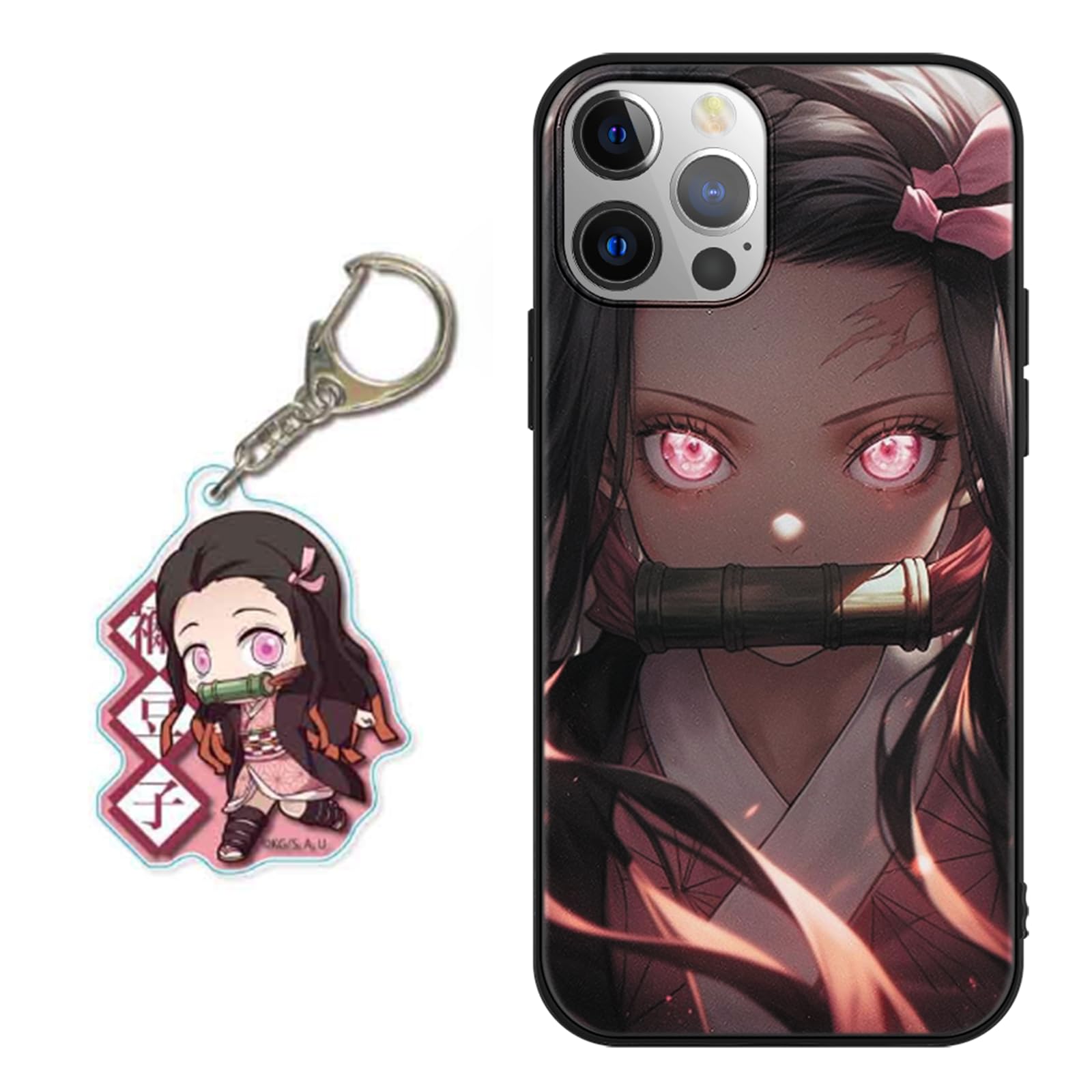 Coque Silicone IPhone 13 Pro - Design Demon Slayer / Shonen, Antichoc, Légère, Impression HD