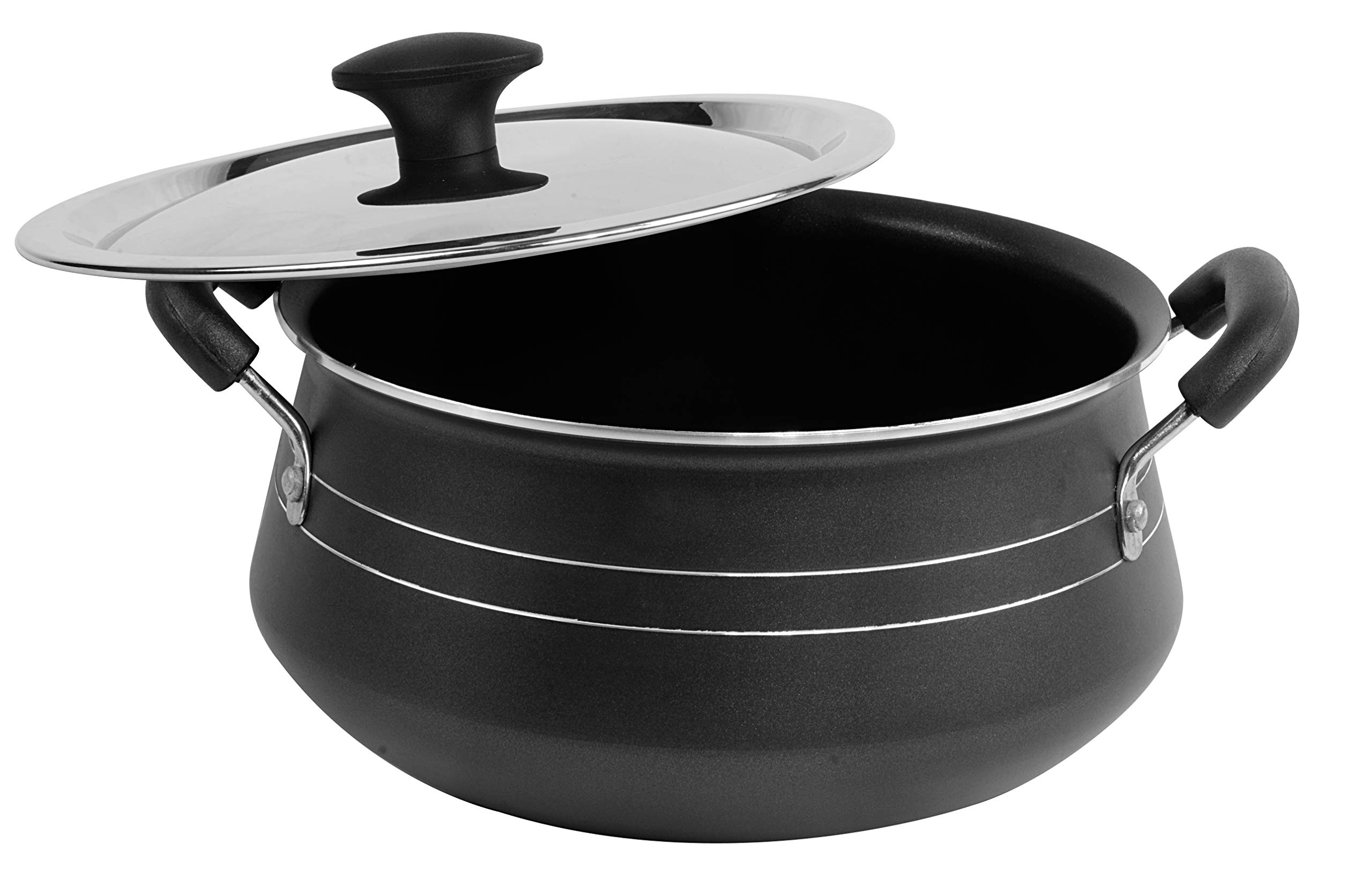 ETHICAL Special Biryani Handi Non-Stick Aluminium with SS Lid (4ltrs)