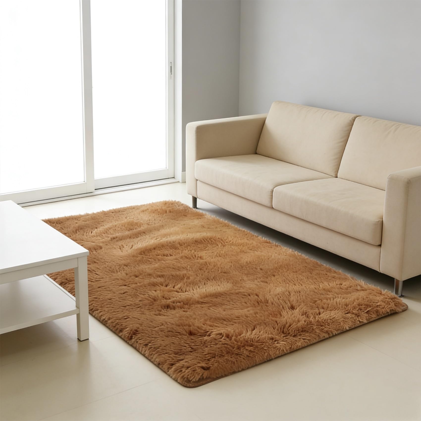 Tapis salon antidérapant et doux pour un confort sécurisé