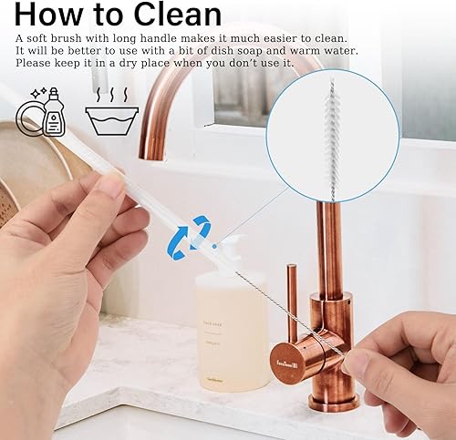 Miniatura 7 de Tapa de popote para botellas de agua de boca ancha de 12, 18, 20, 32, 40 y 64 onzas, tapa de popote de repuesto para Hydro Flask boca ancha, tapa