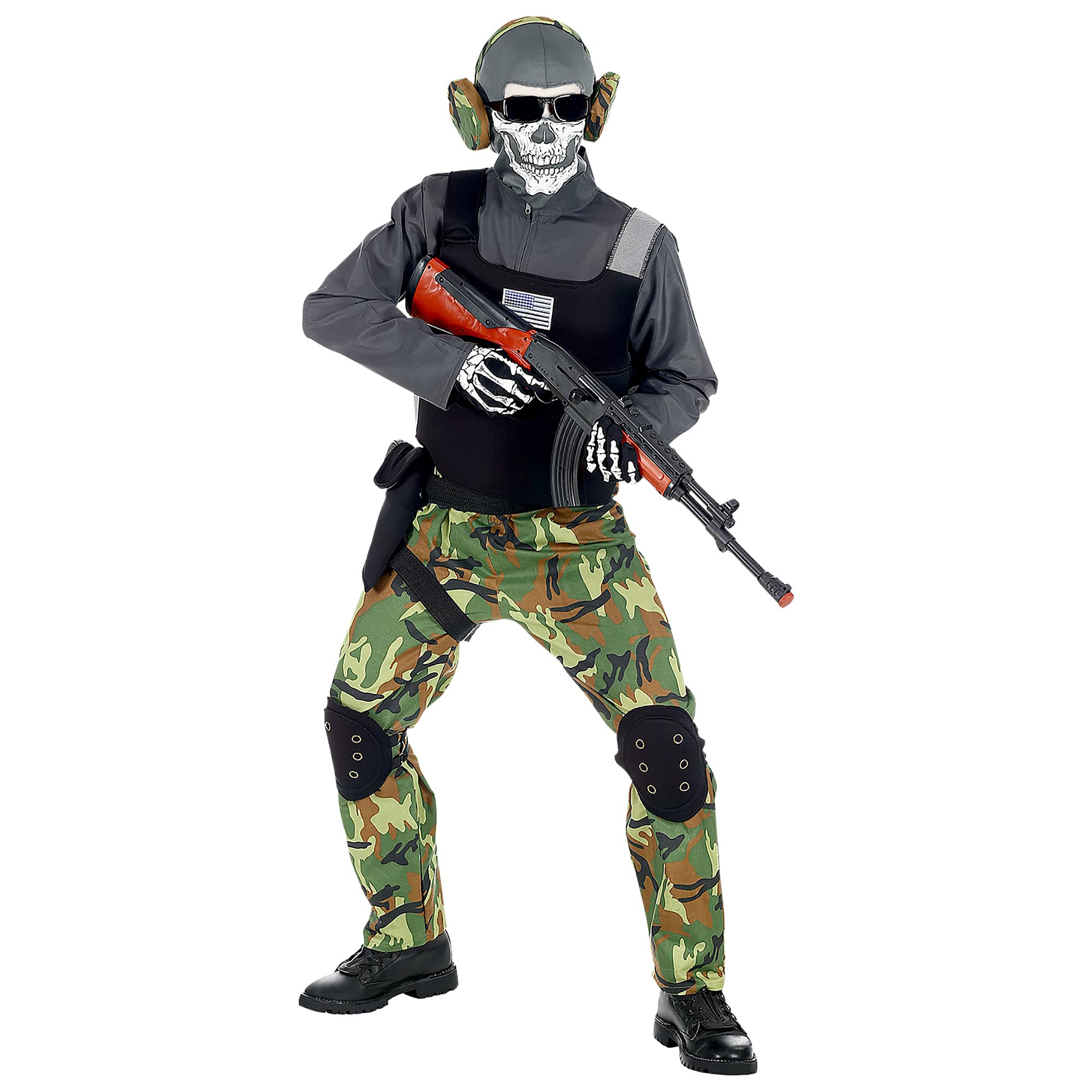 W WIDMANN MILANO Party Fashion - Costume da forze speciali per bambini | Completo militare con accessori per Carnevale, feste a tema e travestimenti da soldato