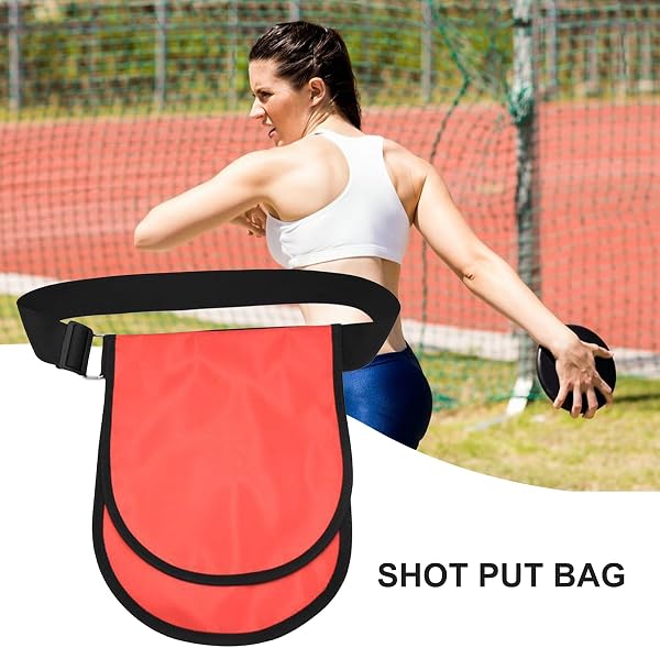 Bolsa para atletismo – Portaletas ajustable para lanzamiento de peso, disco, diseño de tela Oxford, bolsa de equipamiento deportivo portátil | que transportan de entrenamiento - 4