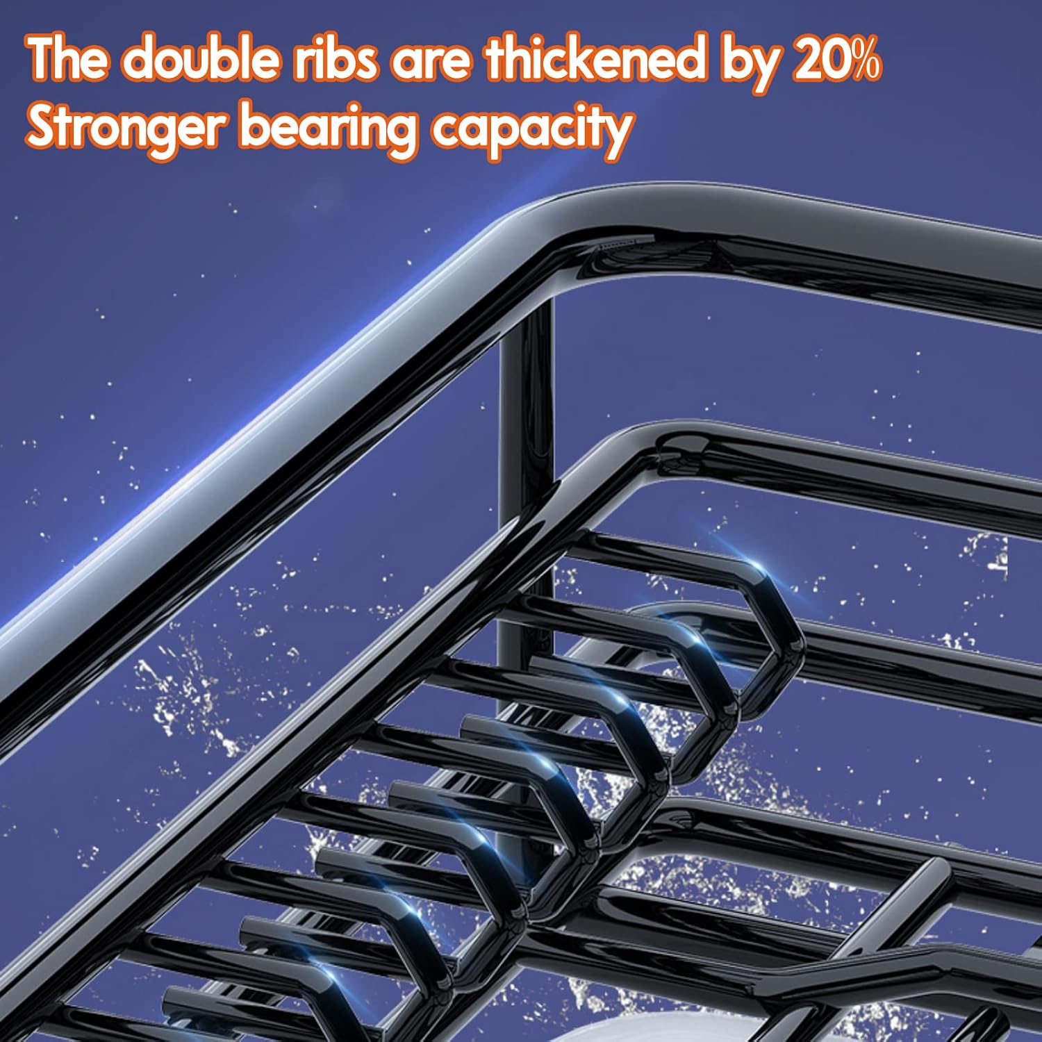 Kitchen Organizer Kitchen Organizer 2 Tier Sliding Pull Out Drawers for Kitchen Cabinets, Heavy Duty 304 Stainless Steel Wire Basket Pull Out Shelf Storage with Drain Pan and Damping Guide Dish Rack S