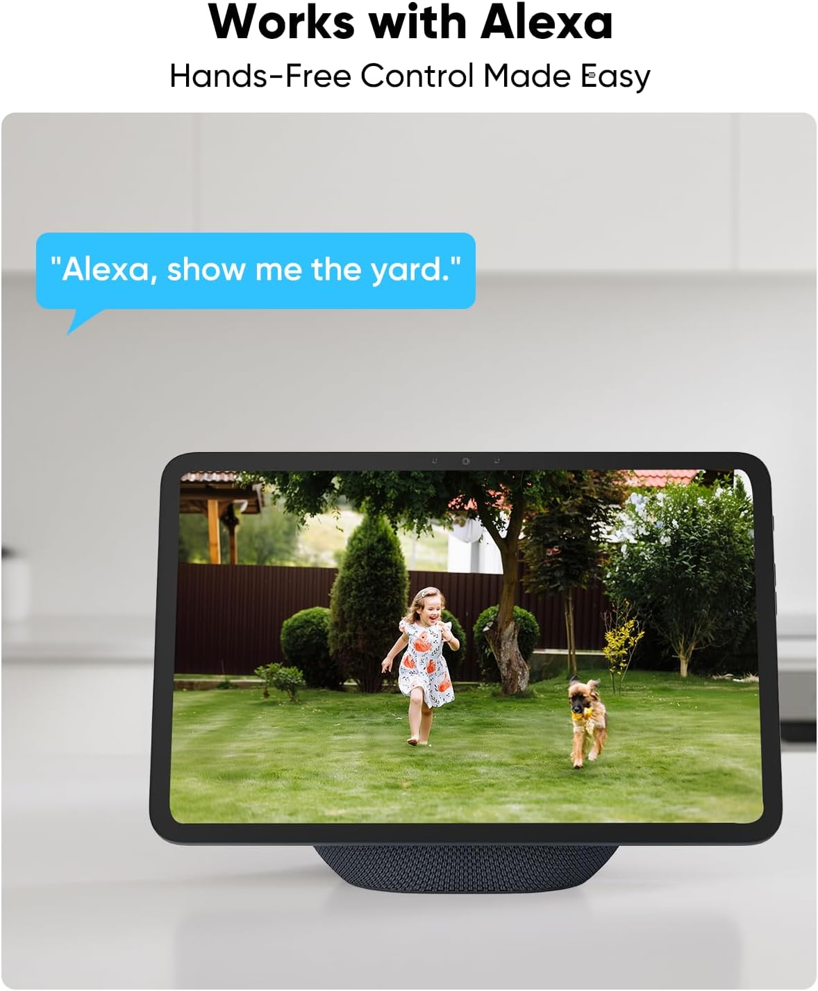 blurams 2.5K Pan/Tilt Security Cameras Wireless Outdoor, 100% Wire-Free Outdoor Camera with Fixed Solar Panel, 360° View, Dual-Band WiFi 6, Human Detection, Color Night Vision, Work with Alexa, 2Pack - Image 5