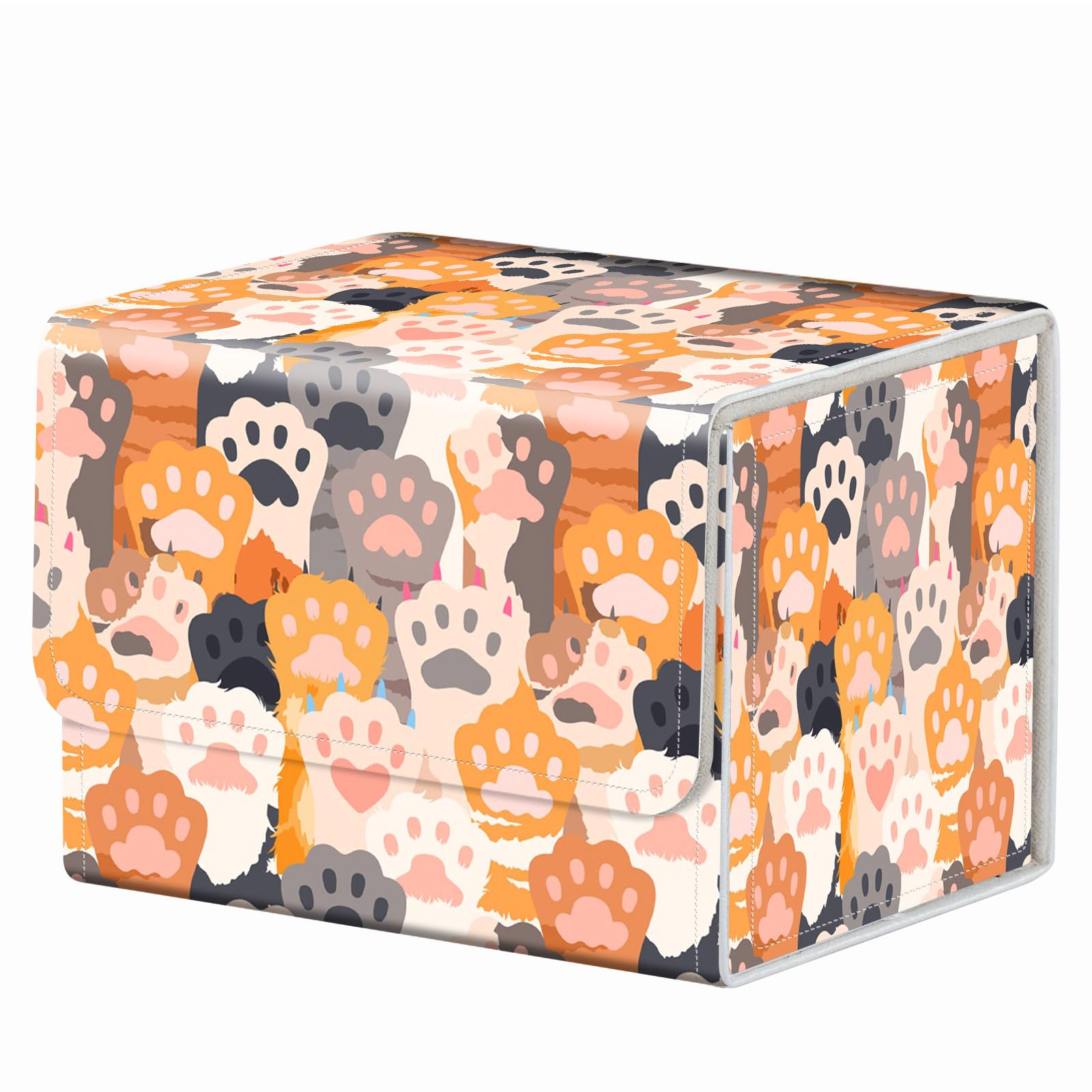 Strong Magnet Card Case Deck Box Mtg Card Box Playing Card Box Magic Deck Box Tcg Up to 200 Cards Creative Pattern Trading Card Storage Box for