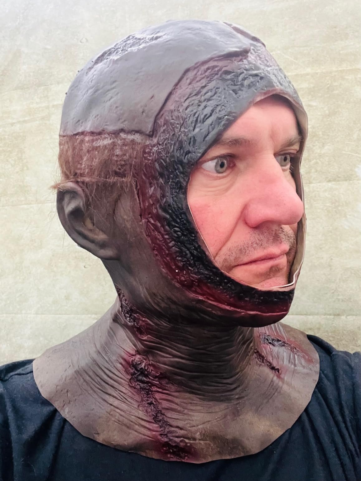 Máscara Luz Led La Purga Halloween The Purge Colores Calidad Color Azul - Foto 6