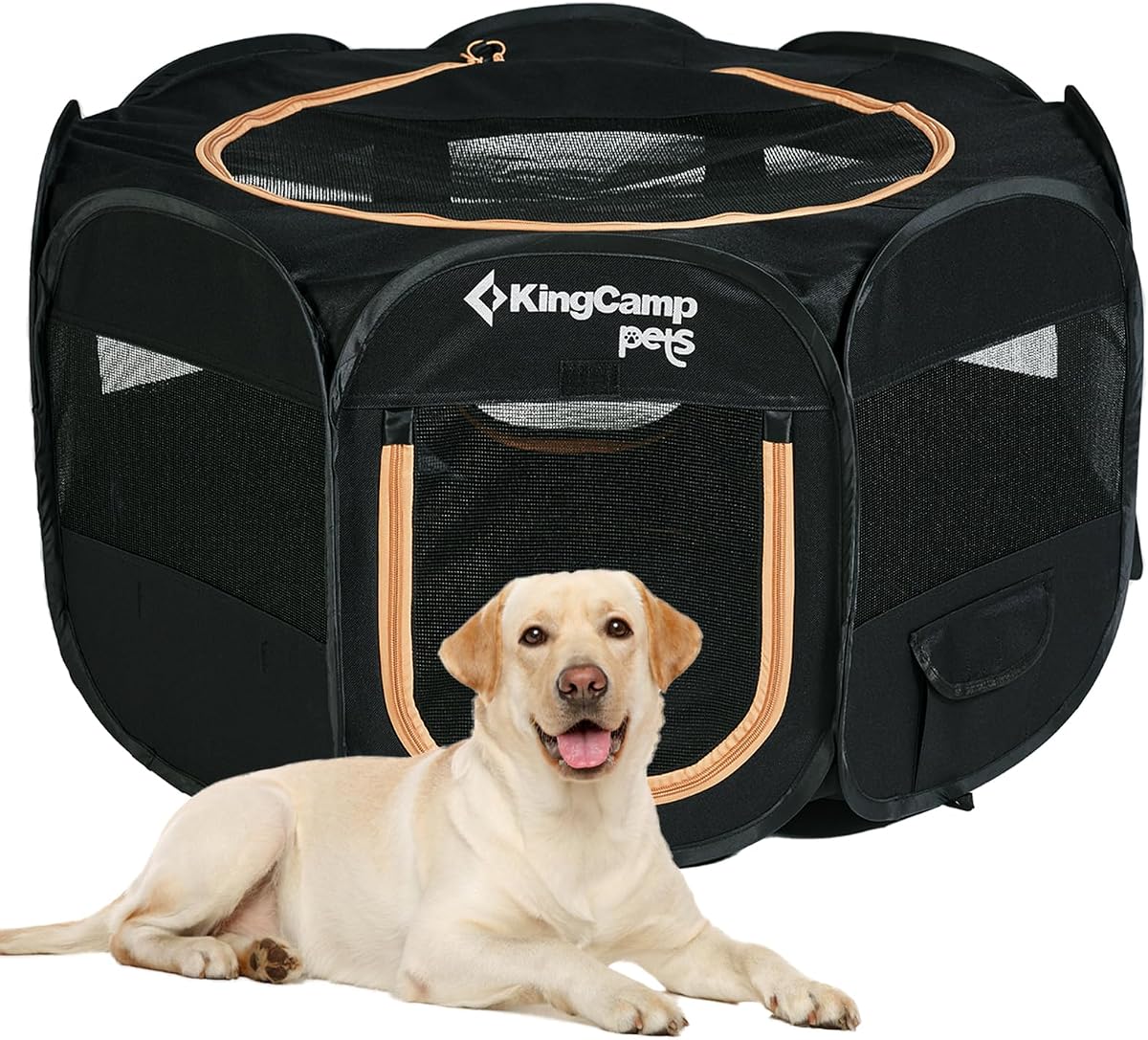 KingCamp Parc pour Chiot Pliable 91 cm, Enclos pour Chien Taille Moyenne,M