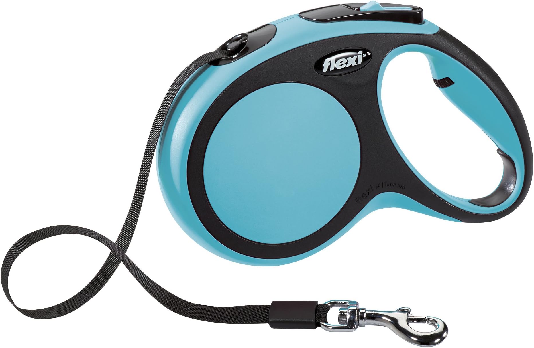 Flexi Comfort M Tape 5 m, Blue for Dogs Retractable Safety Leashes for Dogs Made in Germany