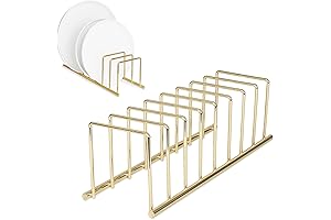 Spectrum Euro Gold Dish Rack: Space-Saving Elegance for Your Kitchen