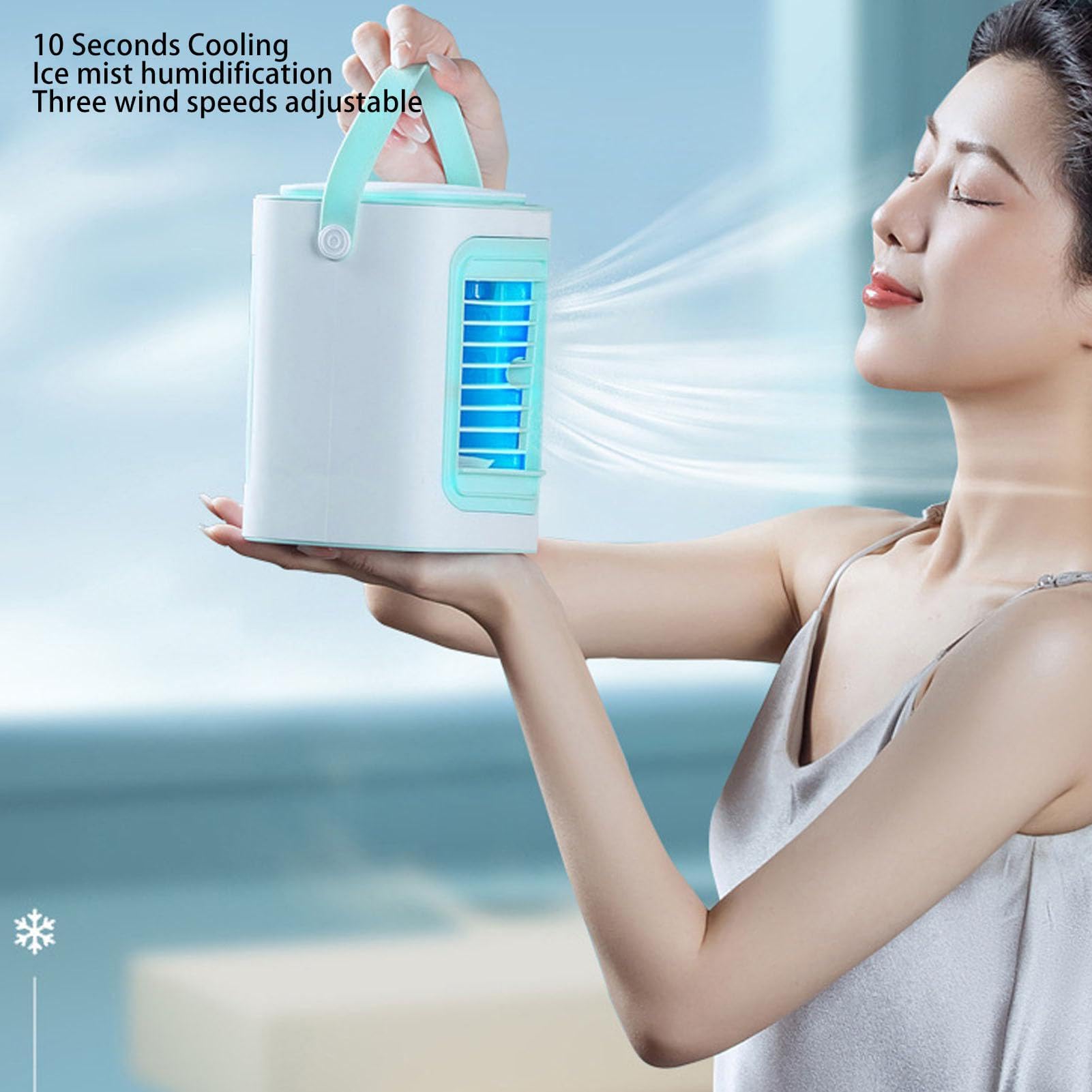 Climatizzatore personale Silenzioso personale con serbatoio d'acqua | Raffreddatore d'aria evaporativo Per casa, soggiorno, camera da , scrivania, campeggio, viaggio