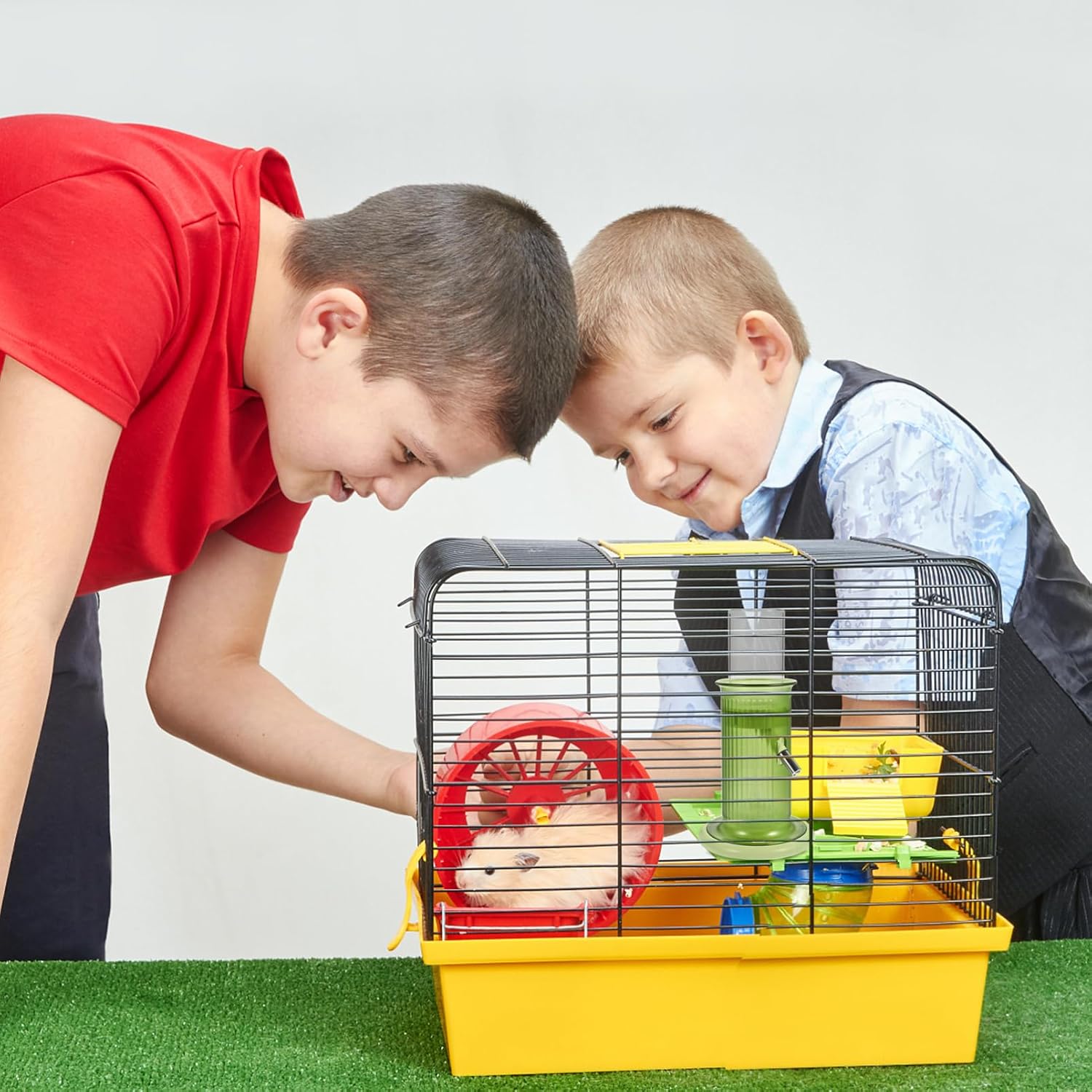 Automatic Hamster Water Feeder Bottle with Stand for Pets Hamsters Chinchillas and Other Animals Easy to Use Stylish Design and Sufficient Capacity