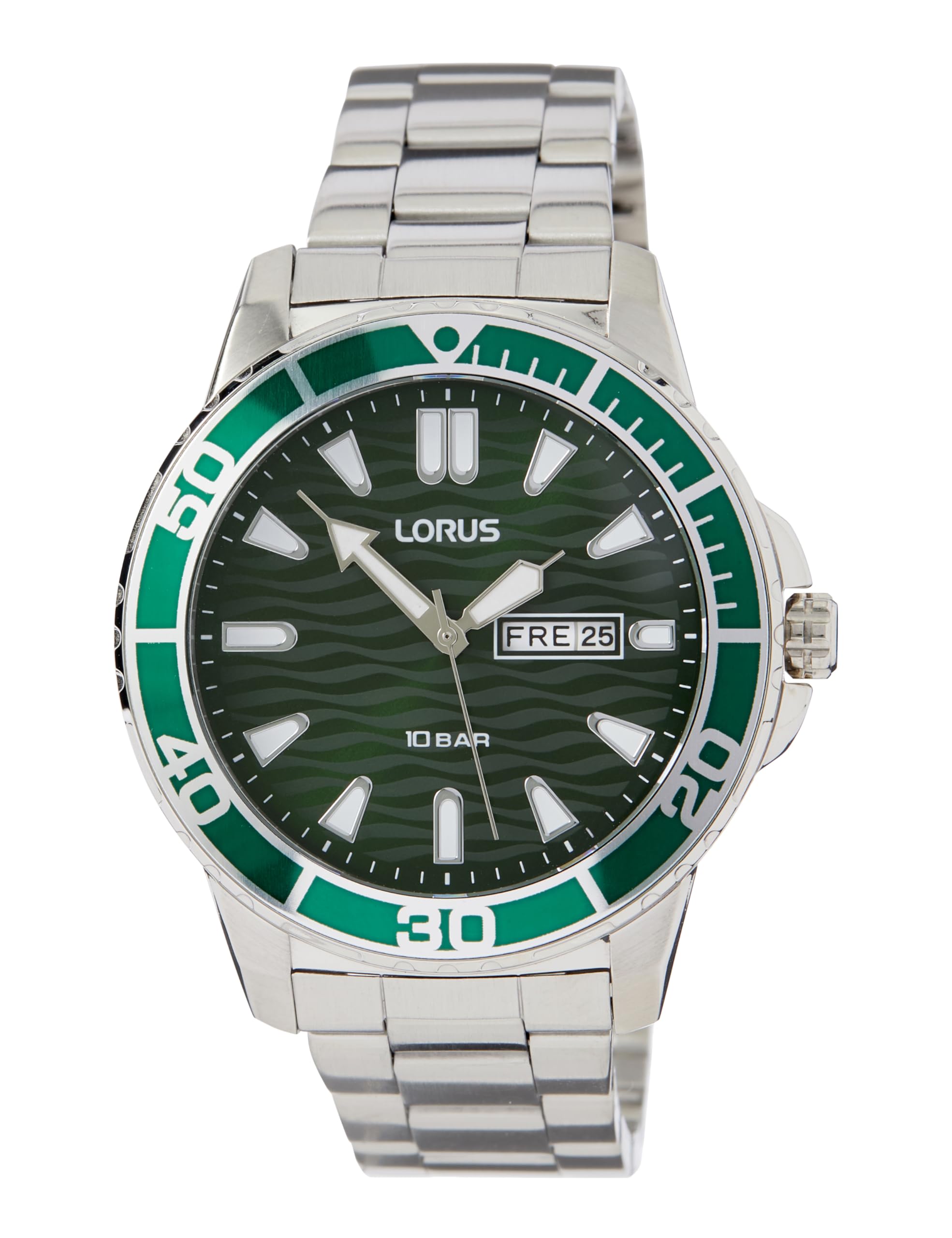 Lorus Herren Uhr Analog Edelstahl mit Metallband RH359AX9