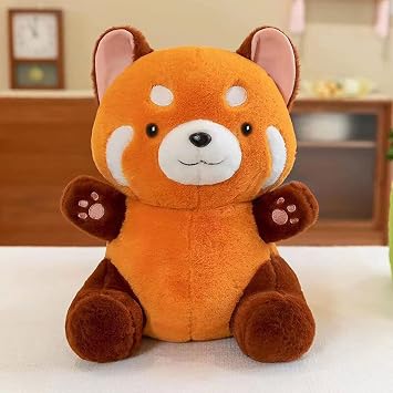 YUKOUQIAN Red Panda Stuffed Animal Cute Red Panda Plush Toy 9 inch for Girls Boys kaiyan redpanda