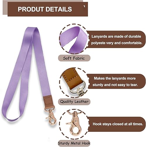 Miniatura 4 de Cordón para el cuello para llaves, pulsera con llavero, soporte para tarjetas de identificación, regalo para profesores, mujeres, hombres