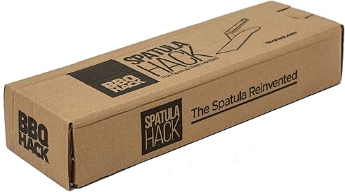 Miniatura 4 de Espátula Hack por BBQ Hack, espátula resistente diseñada para asar carnes grandes como costillas, la forma compensada es la herramienta perfecta